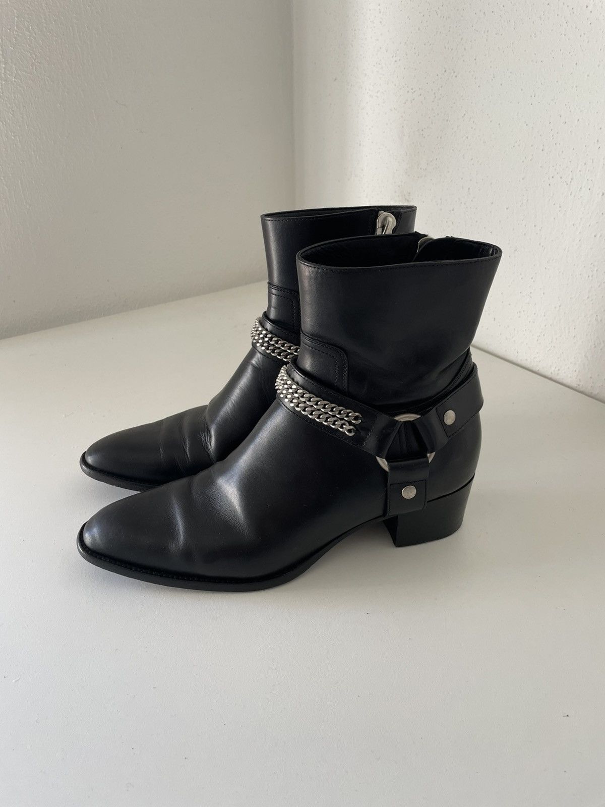 Saint Laurent 15AW WYATT チェーンスタッドアングルブーツ 三越伊勢丹 | SAINT LAURENT/サンローラン_men通販 | クラシック