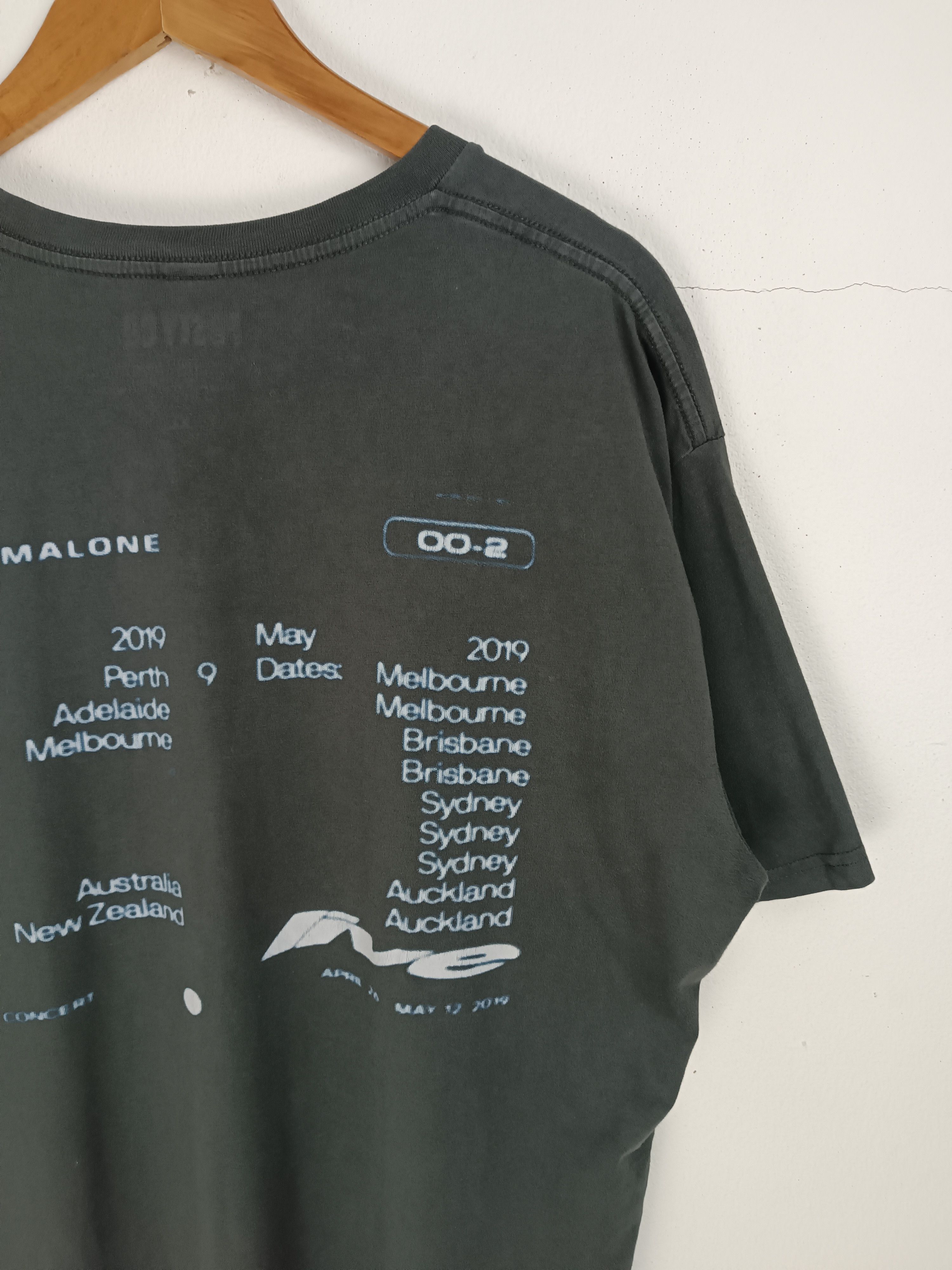 Rap Tees POST MALONE 2019 PERTH AUSTRALIA TOUR TEE POSTY Size US XL / EU 56 / 4 - 11 Thumbnail