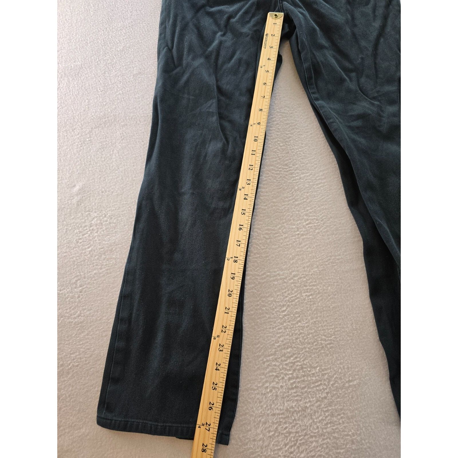 Chaps Chaps Jeans Womens Size 6 Black Denim Stretch Reg Straight Size 28" / US 6 / IT 42 - 4 Thumbnail