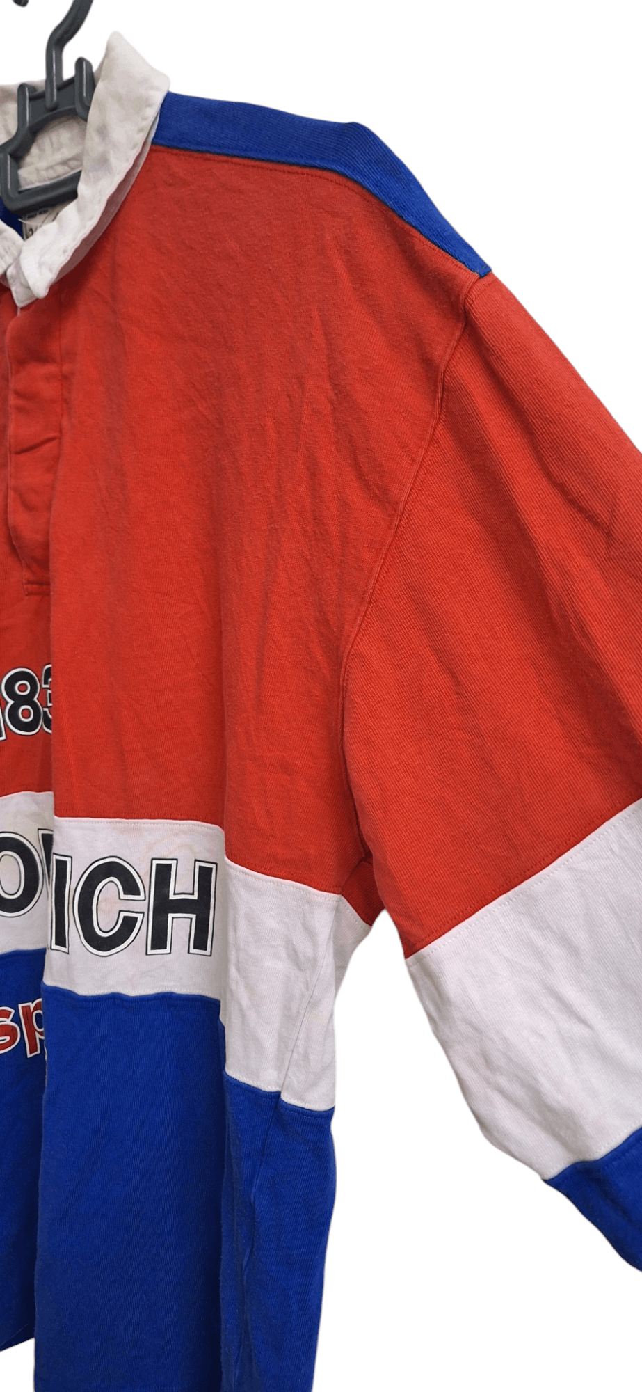 Rugby Ralph Lauren × Vintage × Woolrich Woolen Mills Vintage Woolrich Polo Rugby Size US L / EU 52-54 / 3 - 4 Thumbnail