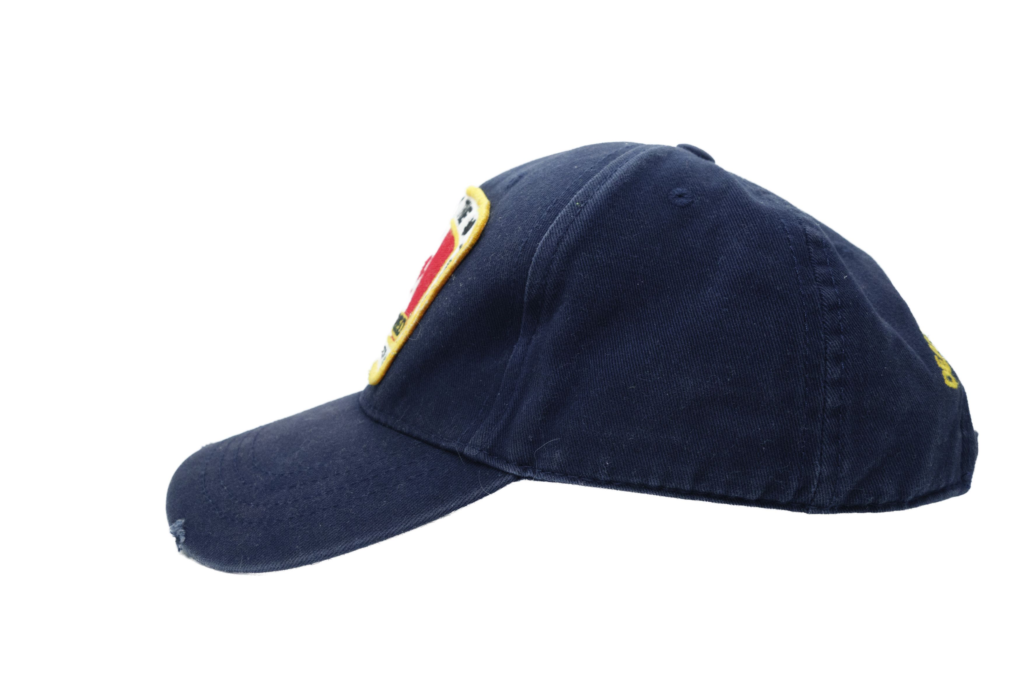 Dsquared2 Distressed 'Fuck All But The Flag' Canada Patch Logo Cap Size ONE SIZE - 3 Thumbnail