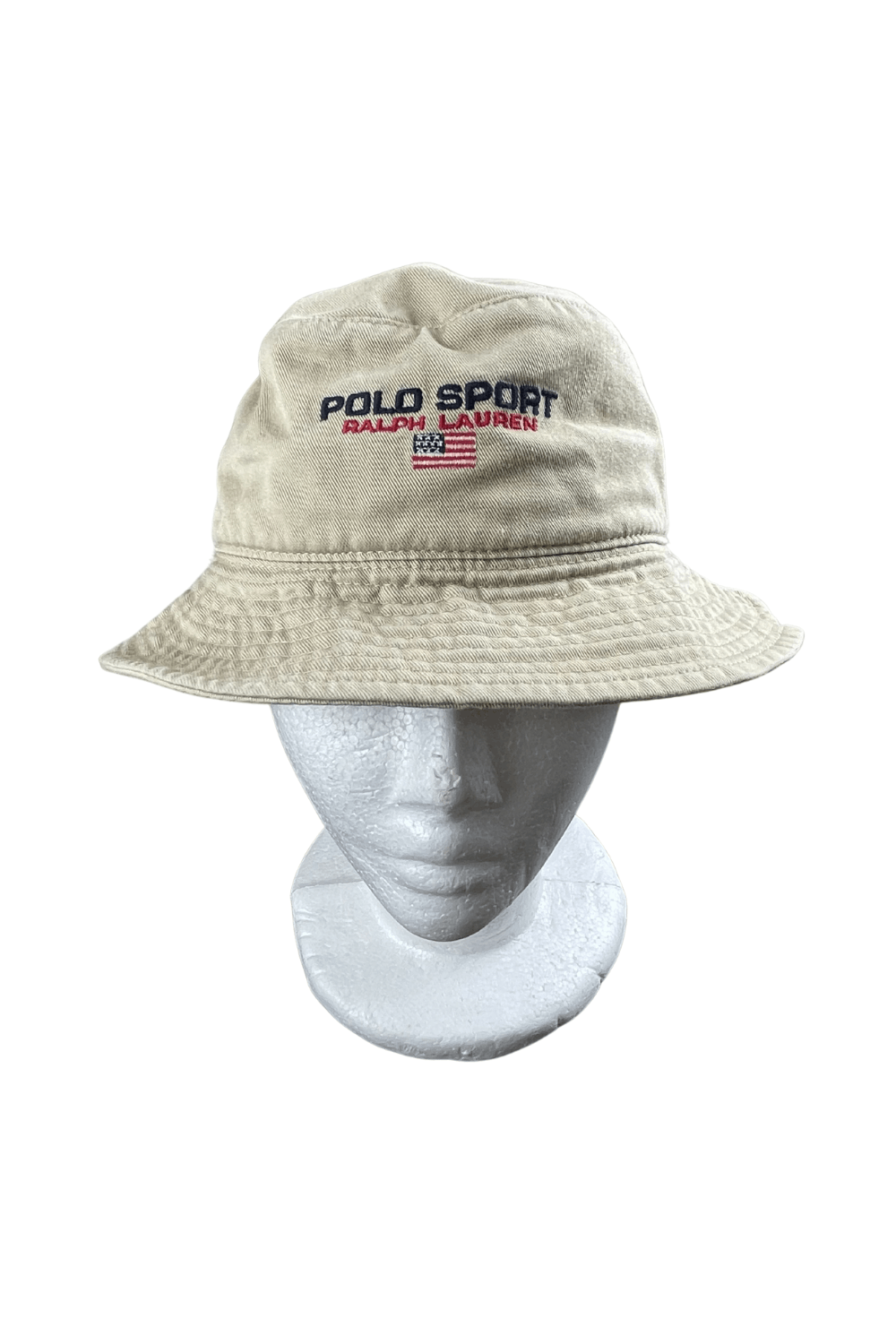 Vintage 1990s Polo Sport Ralph Lauren Bucket Hat Size Medium