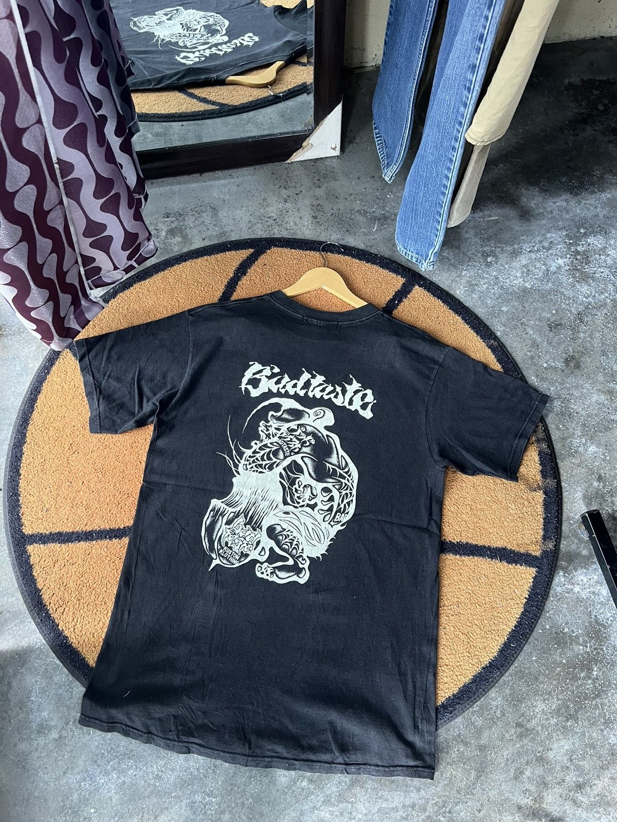 Japanese Brand 🔥Vintage Badtaste Kustom Klothing Tee Size US M / EU 48-50 / 2 - 2 Thumbnail