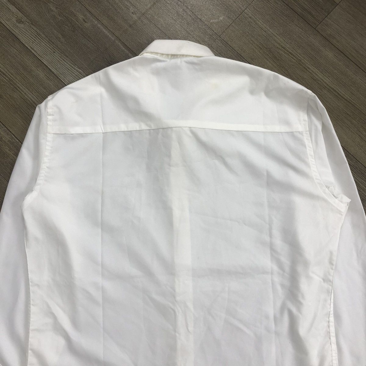Dolce & Gabbana × Vintage Vintage Dolce & Cabbana Heraldic Patch White Long Shirt Size US M / EU 48-50 / 2 - 14 Thumbnail