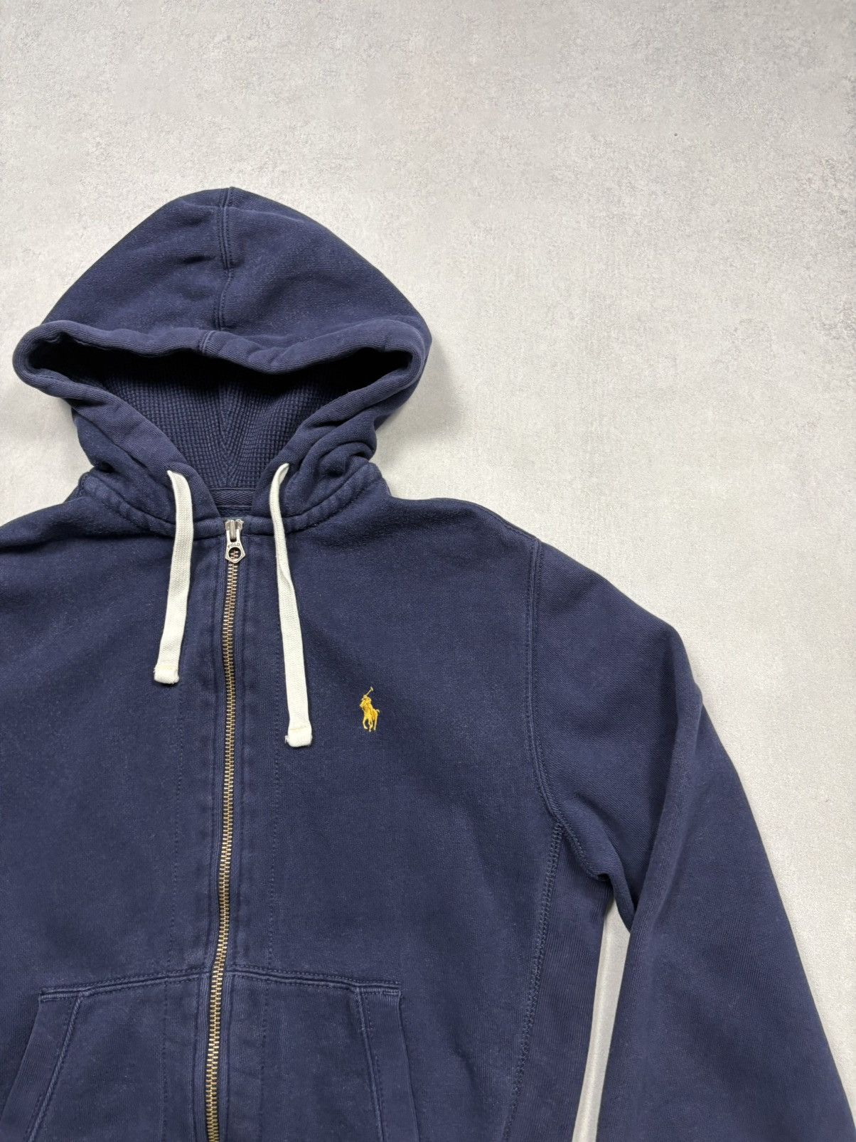 Polo Ralph Lauren Vintage Polo Ralph Lauren Full Zip Logo Hoodie Navy 90s Y2K Size US S / EU 44-46 / 1 - 2 Thumbnail