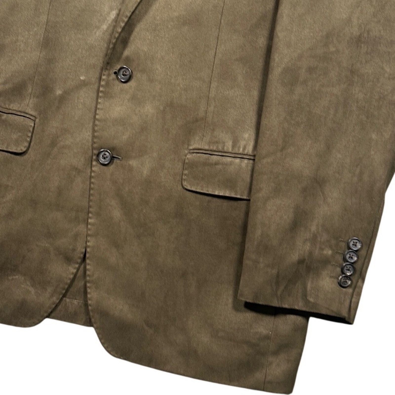 Ralph Lauren Ralph Lauren Blazer Sport Coat Mens 42L Brown Faux Suede Size 42L - 6 Thumbnail