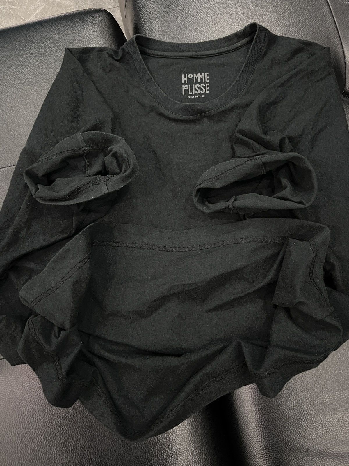 Homme Plisse Issey Miyake Homme Plissé Issey Miyake Pleated Drop Shoulder Cropped Slee Size US L / EU 52-54 / 3 - 9 Thumbnail