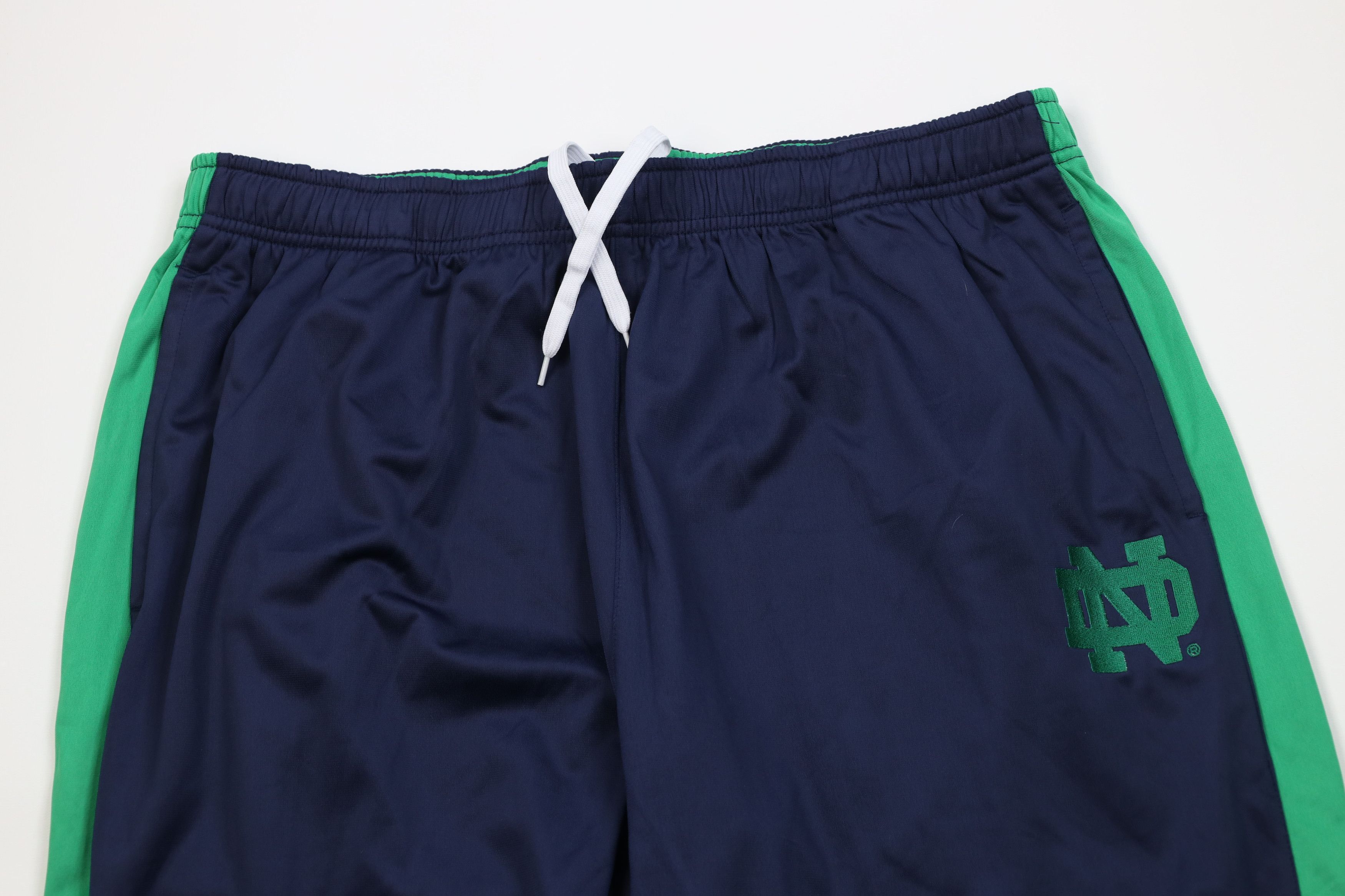 Vintage Vintage Notre Dame University Wide Leg Sweatpants Pants Blue Size US 40 / EU 56 - 2 Thumbnail