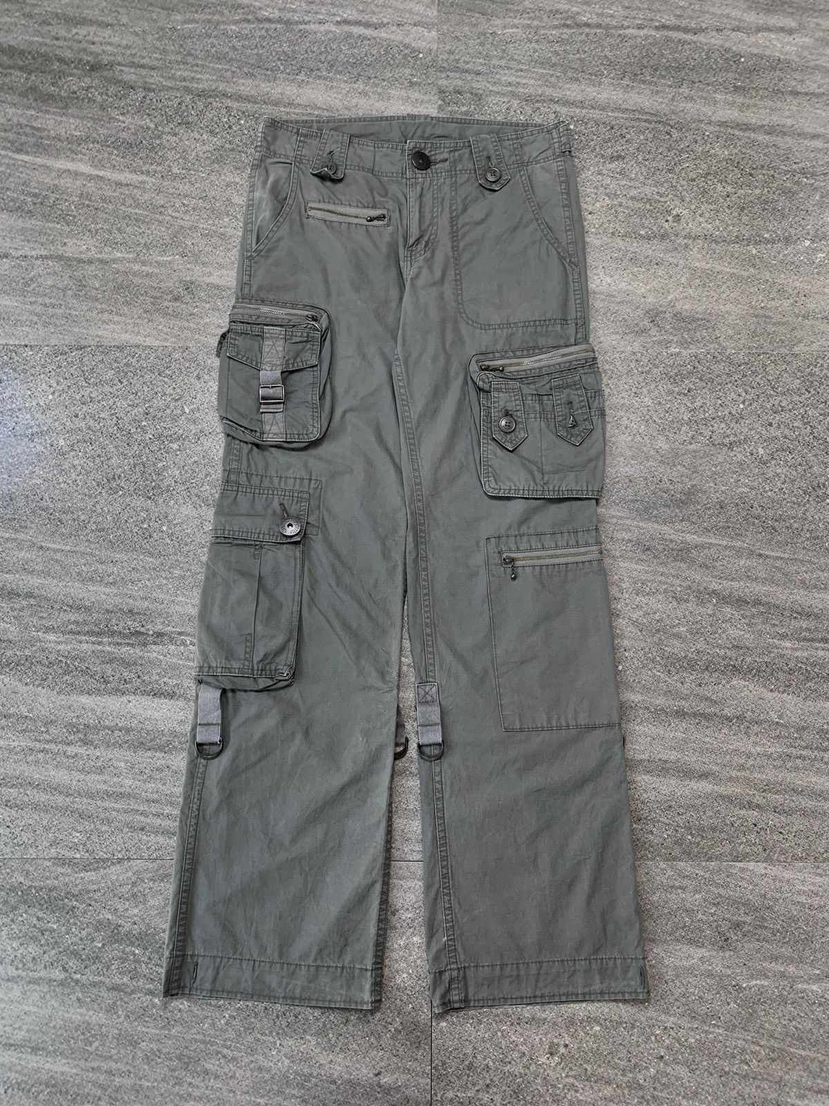 Hysteric Glamour FREE TAX! 90s Bondage Multi Pocket Cargo Pants Size US 31 - 2 Thumbnail