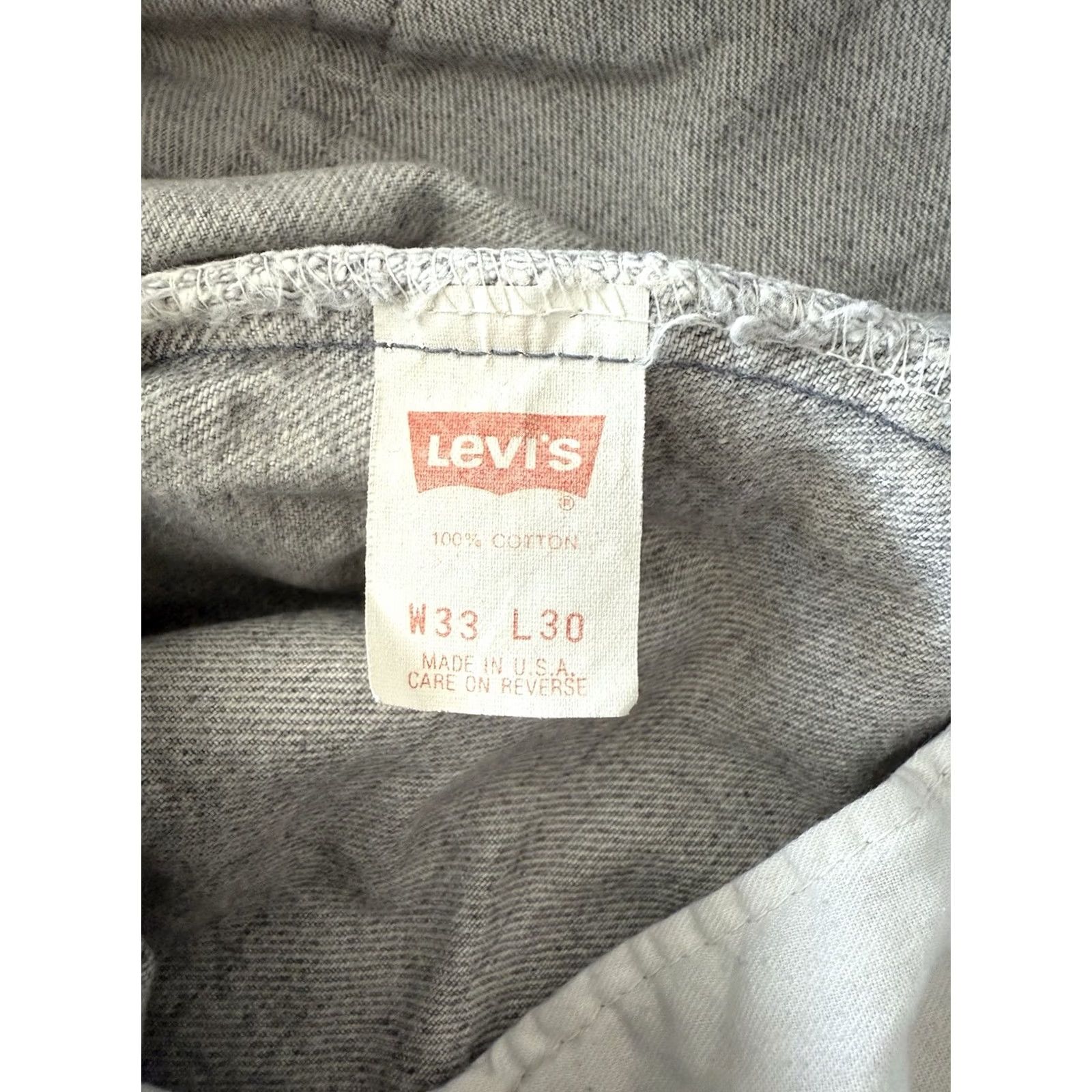 Levi's VINTAGE Levi's 505 Jeans Regular Fit Denim Acid Wash Gray 33x30 Mens Jeans 5-Pocket City Grunge 80s 90s Levi's 500 Series USA Vintage ReplacementTitle Size US 33 - 4 Thumbnail