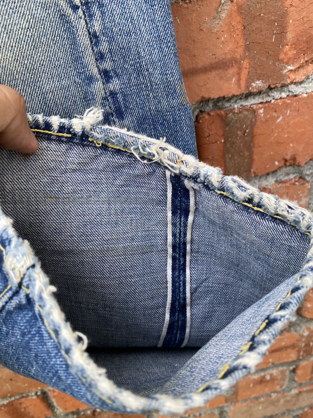 Levi's Vintage Clothing W36x28 true Vintage levi's redline big E repaired Size US 36 / EU 52 - 7 Thumbnail