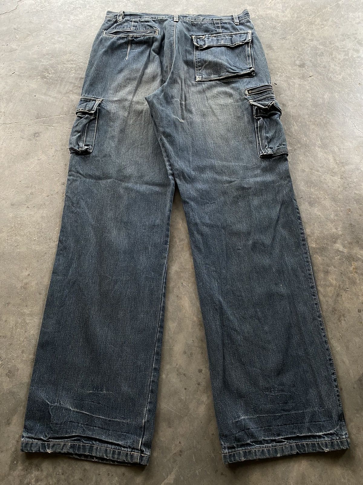Vintage Baggy Jeans Vintage Workwear Old Navy Cargo 34x34 Size US 34 / EU 50 - 9 Thumbnail