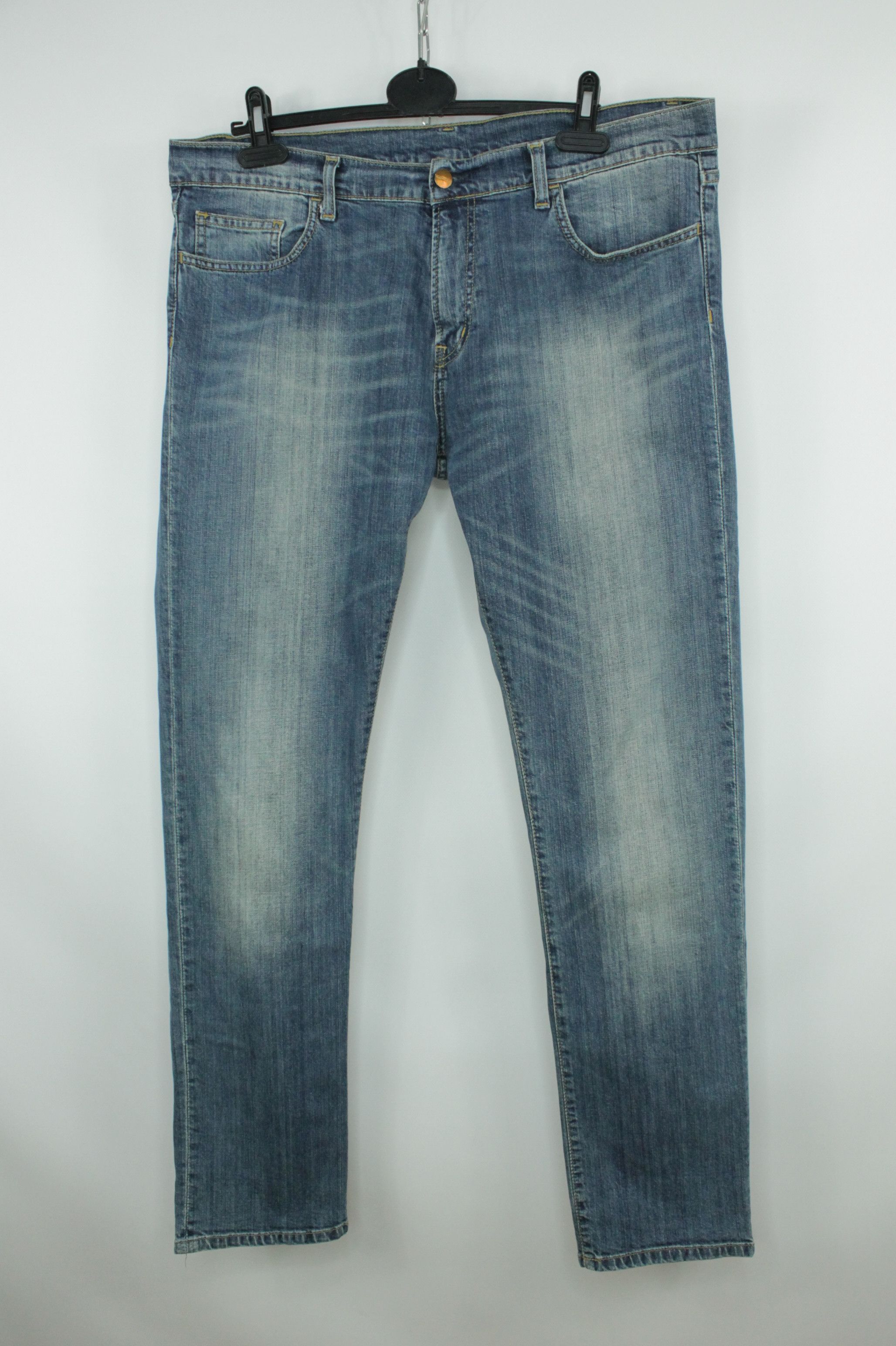 Carhartt Carhartt Wip Slim Fit Blue Denim Rebel Pant Jeans Size US 36 / EU 52 - 2 Thumbnail
