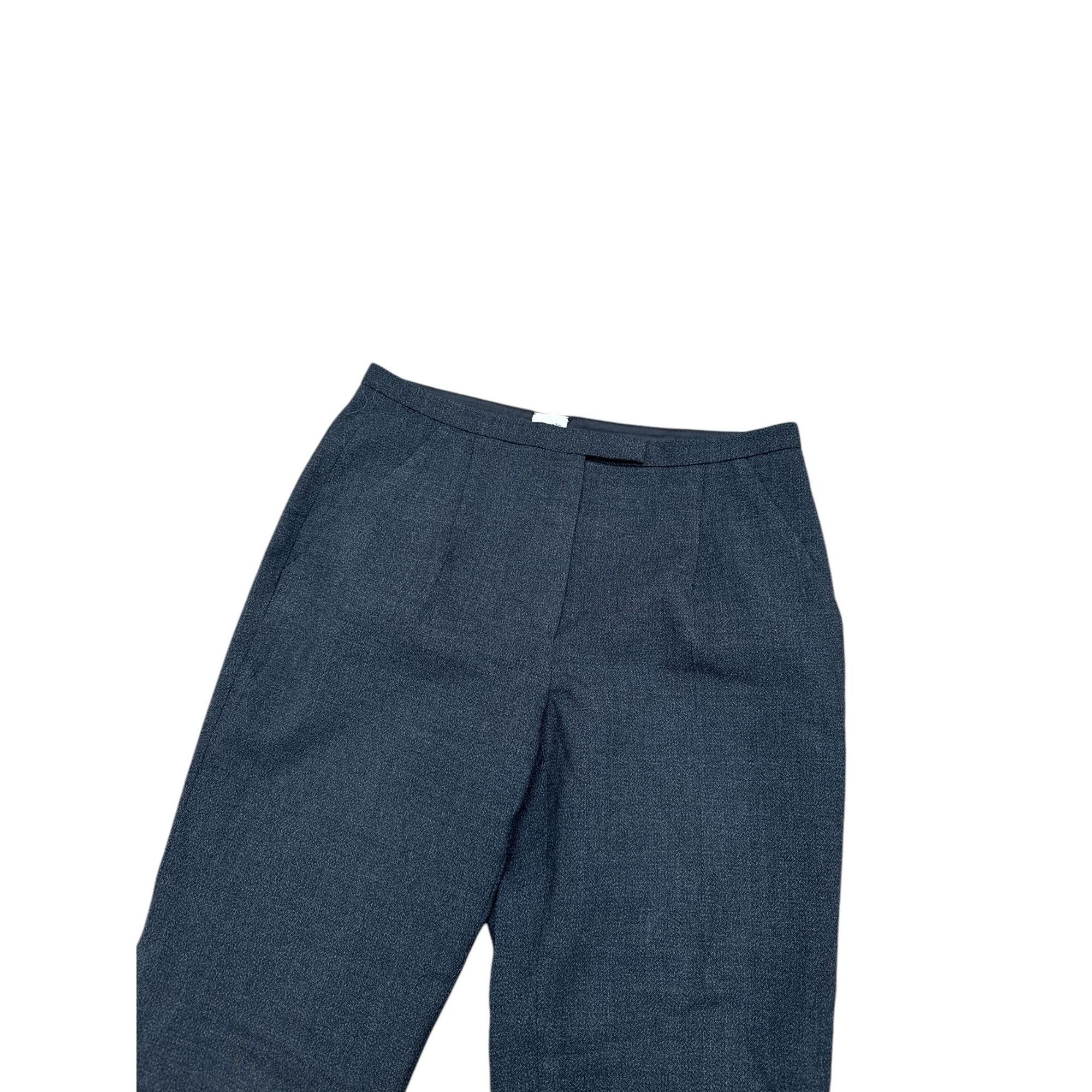 Hermes Dark Grey Wool Trousers Size 27" / US 4 / IT 40 - 2 Thumbnail