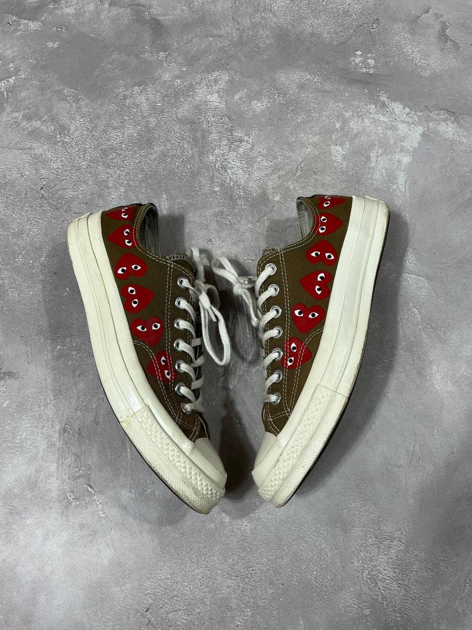 Comme des Garcons × Converse Convers Chuck 70 Come Des Garcons Play Olive Size US 8.5 / EU 41-42 - 5 Thumbnail