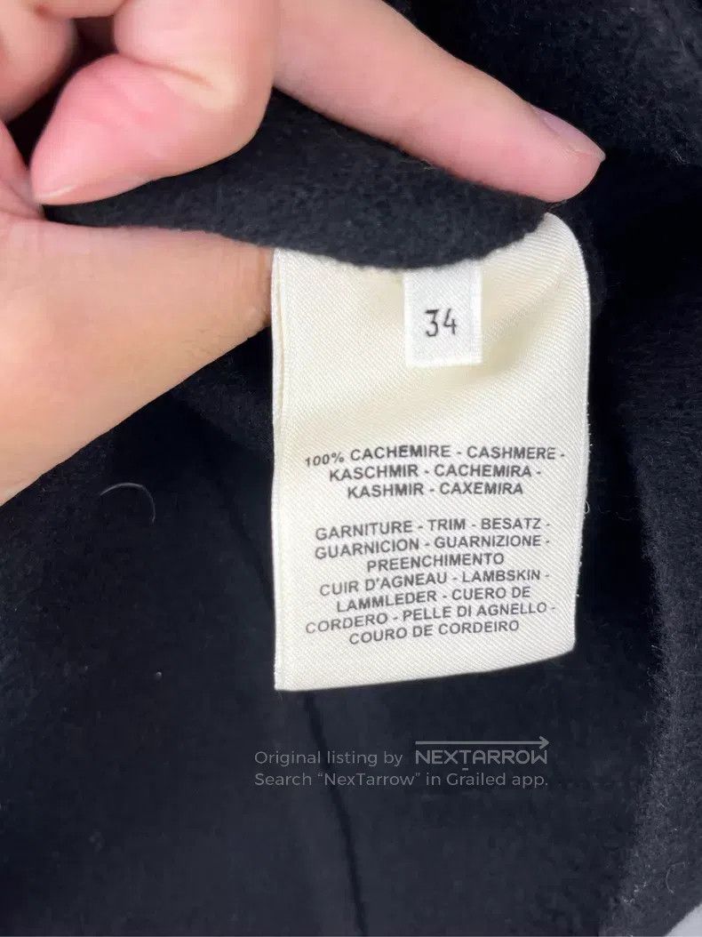 Hermes Hermes Black Metal Button Long Sleeve Collar Jacket Size XXS / US 00 / IT 34 - 5 Thumbnail