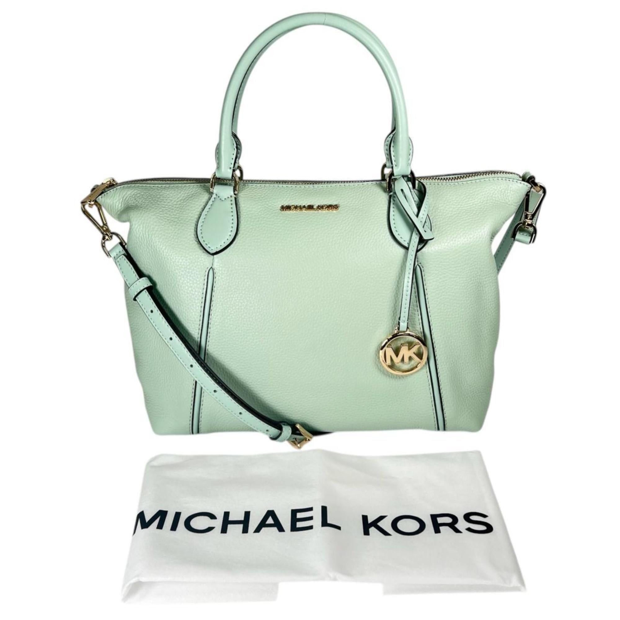 Michael Kors Michael Kors 2-Way Handbag/Satchel/Shoulder Bag 35S0GYZS3L Light Green Size ONE SIZE - 1 Thumbnail