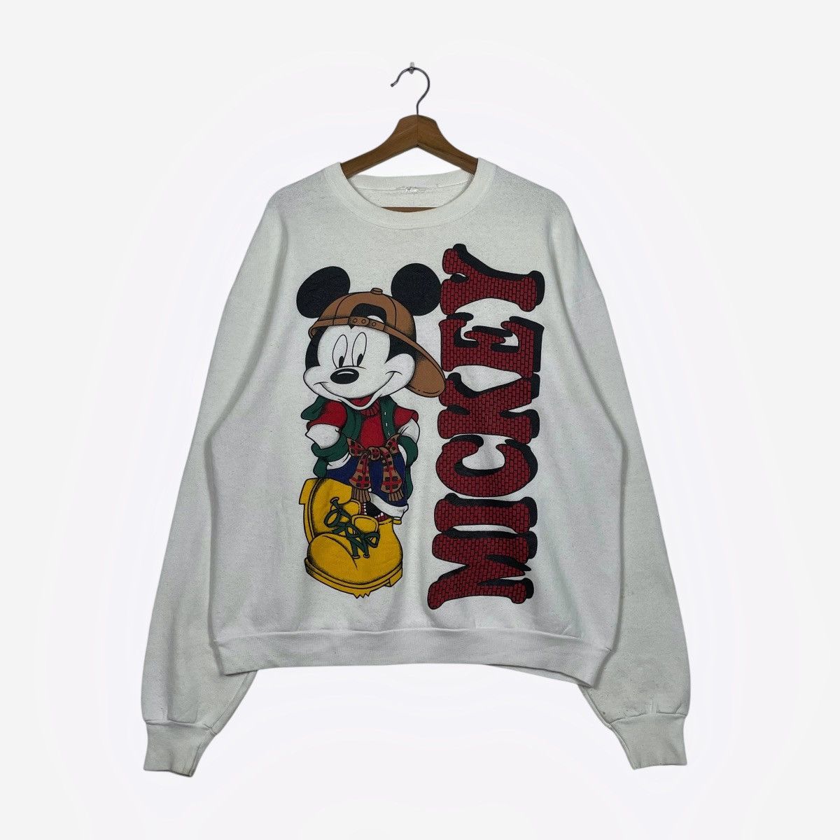 Mickey Mouse Vintage Mickey Mouse Big Print Sweatshirt Size US L / EU 52-54 / 3 - 1 Thumbnail