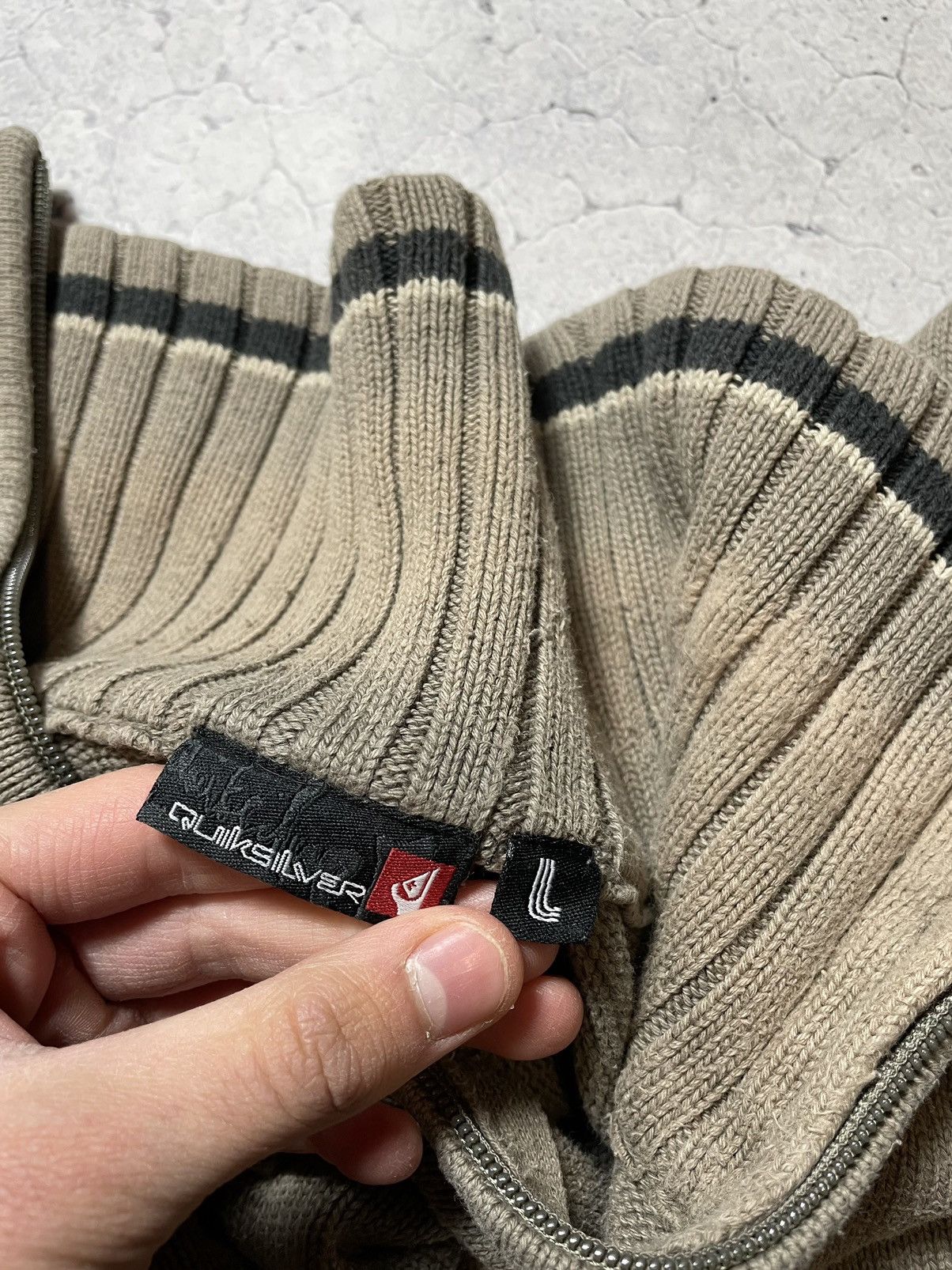 Quiksilver × Vintage Quiksilver Surf Japanese Vintage Sweater Y2K Big Logo Size US L / EU 52-54 / 3 - 8 Thumbnail