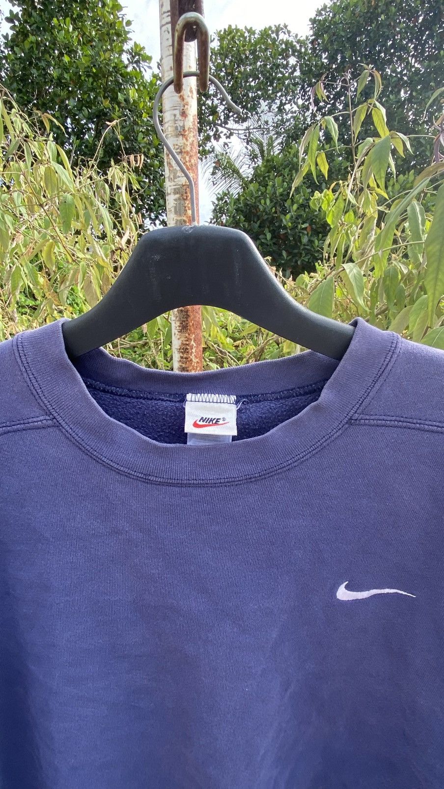 Nike Vintage Nike crewneck sweatshirt mini swoosh logo Size US L / EU 52-54 / 3 - 3 Thumbnail