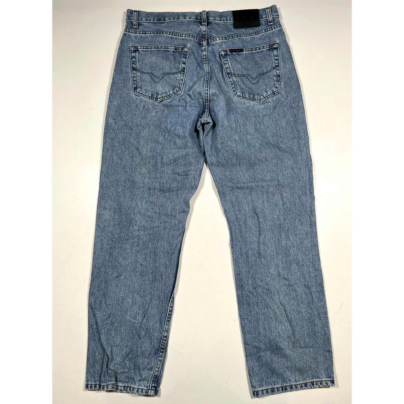 Harley Davidson Harley-Davidson Jeans Mens 34x30 Blue Medium Wash Denim Regular Straight Leg Size US 34 / EU 50 - 2 Thumbnail