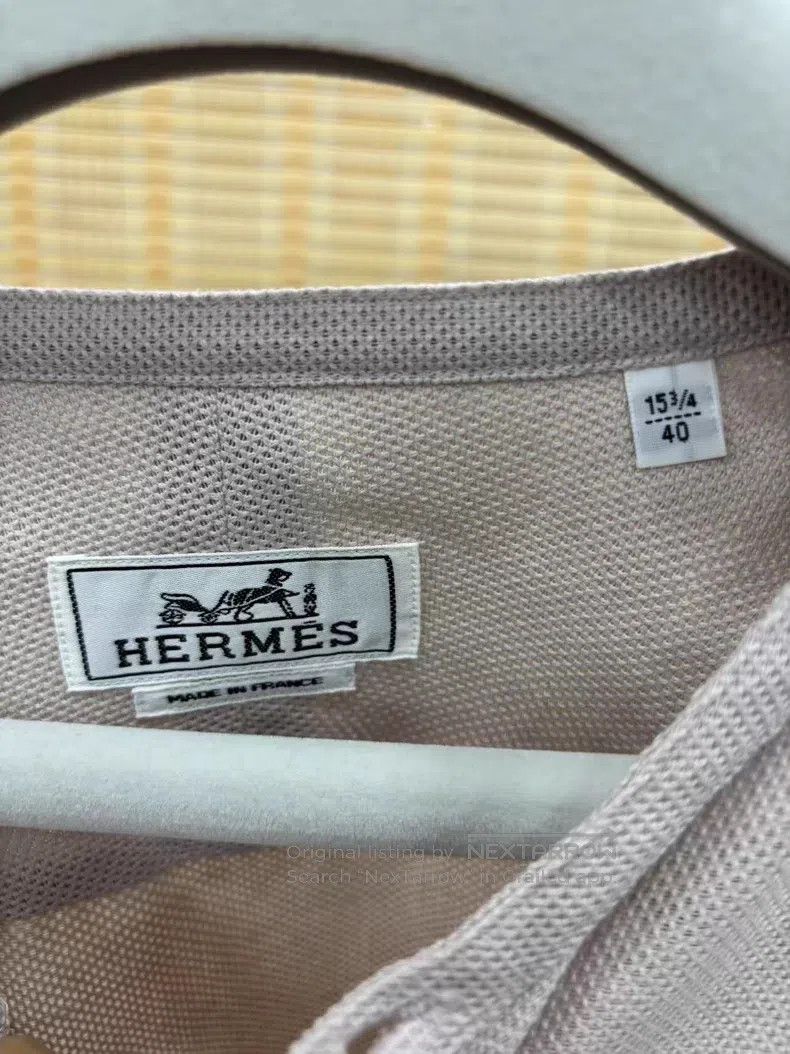 Hermes Hermes Light Gray Long Sleeve Shirt Size US XXS / EU 40 - 3 Thumbnail
