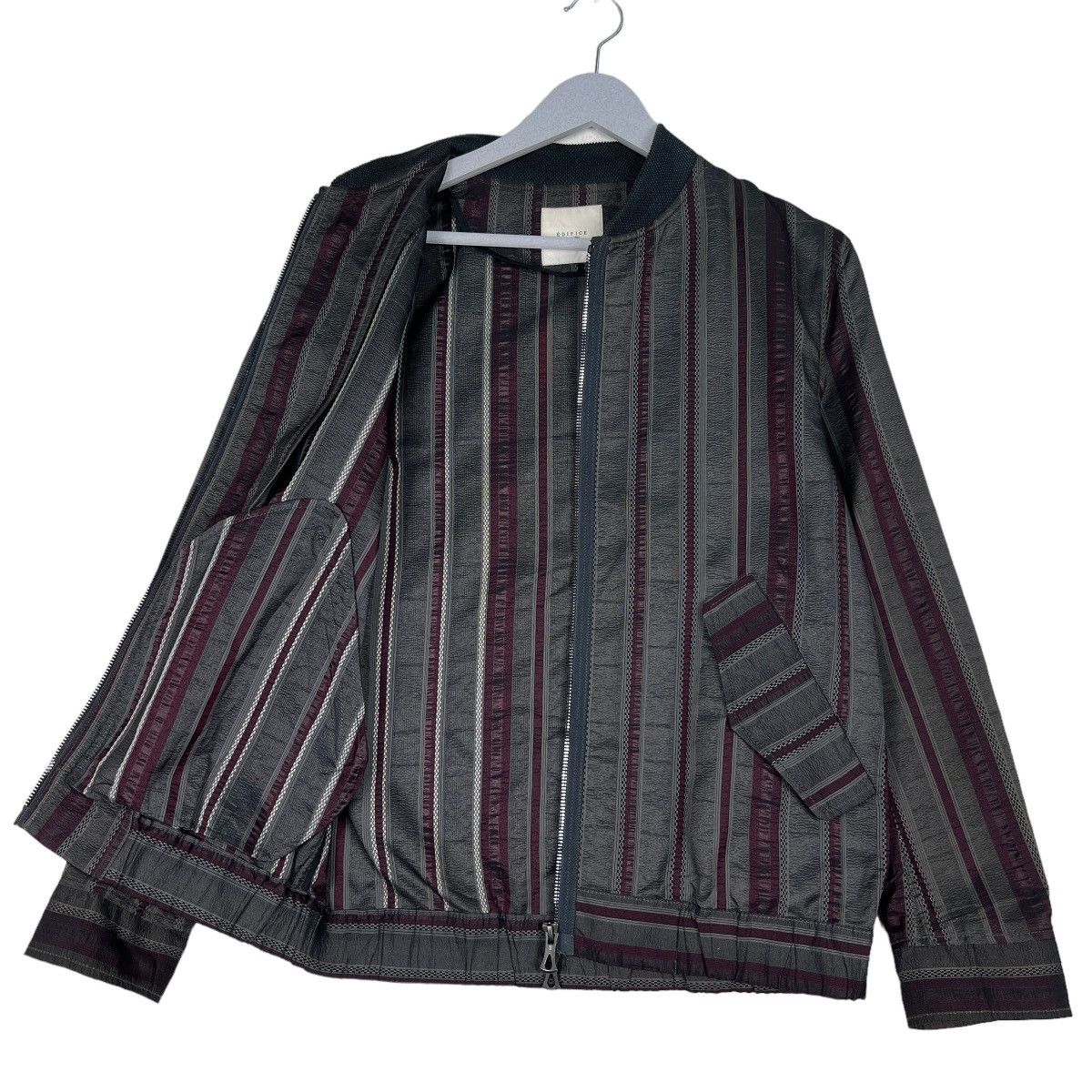 Edifice Japan 🔥 EDIFICE DEPUIS JAPAN STRIPE BLOUSON JACKET Size US S / EU 44-46 / 1 - 10 Thumbnail