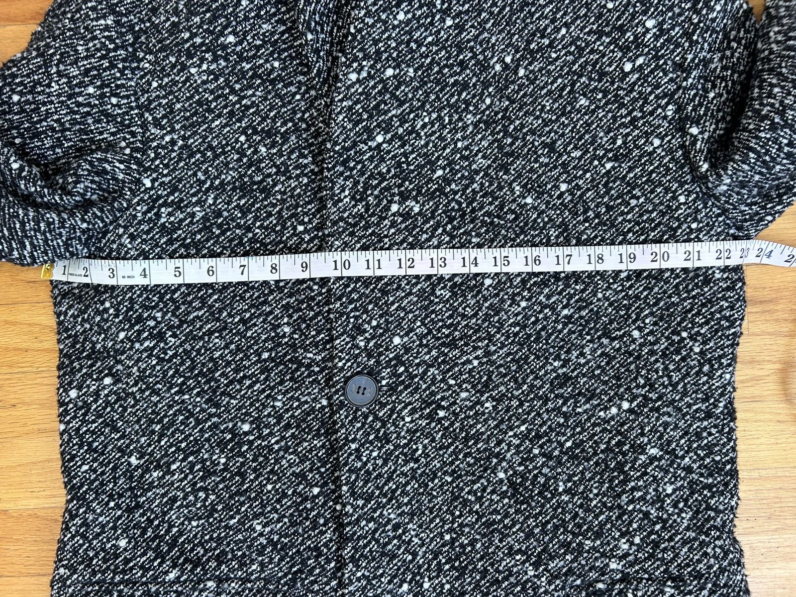 PLAC PLAC Boucle Wool Double Breasted Topcoat Overcoat Sz 48 / M Size US M / EU 48-50 / 2 - 7 Thumbnail