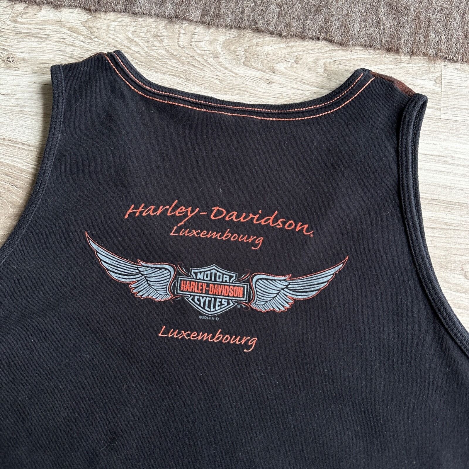 Harley Davidson Harley Davidson Vintage Tribal Rhinestones Tank Top 9072AC Size XL / US 12-14 / IT 48-50 - 6 Thumbnail