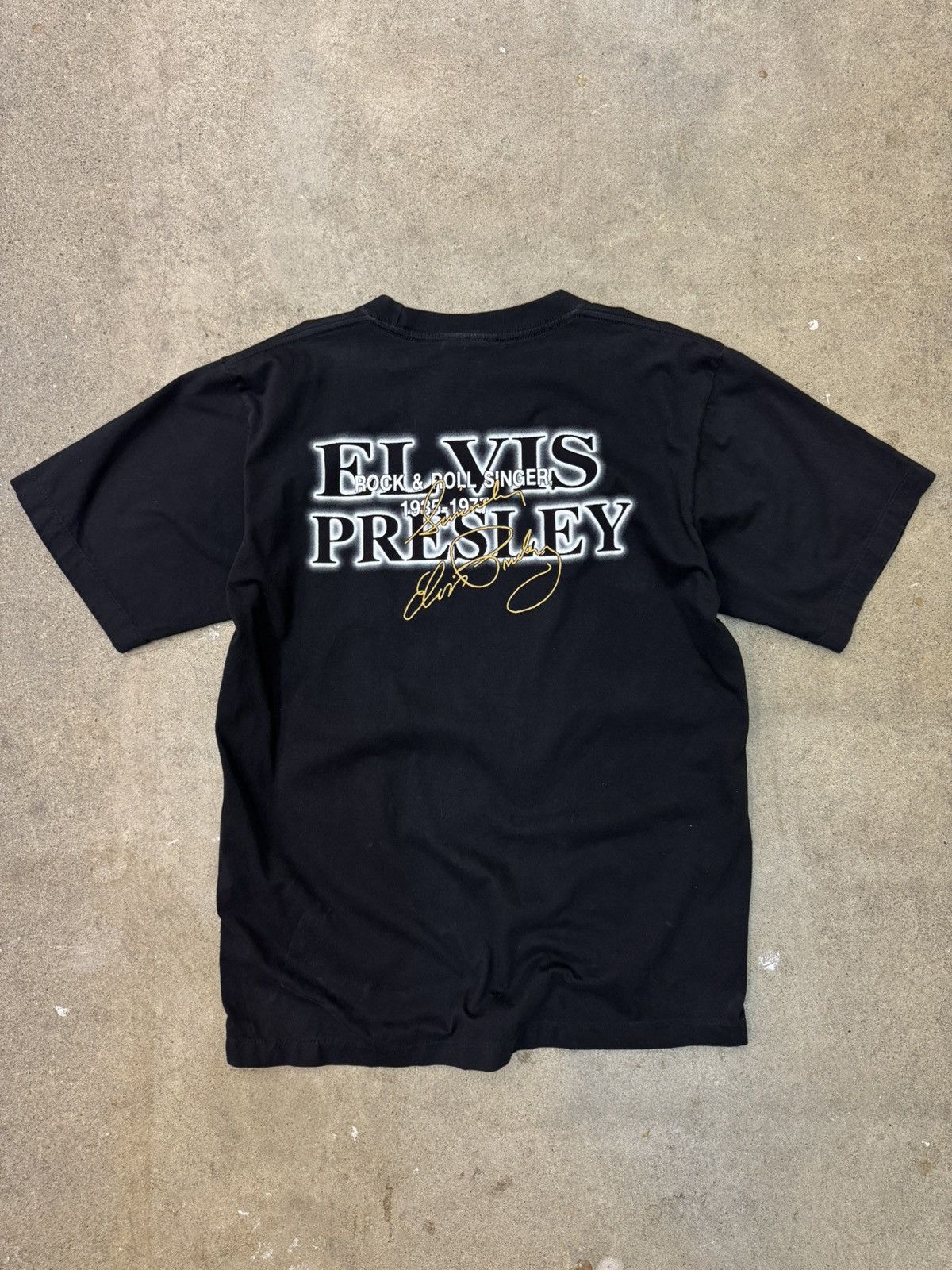 Vintage Vintage Elvis Presley Portrait Tee M/L Size US M / EU 48-50 / 2 - 3 Thumbnail