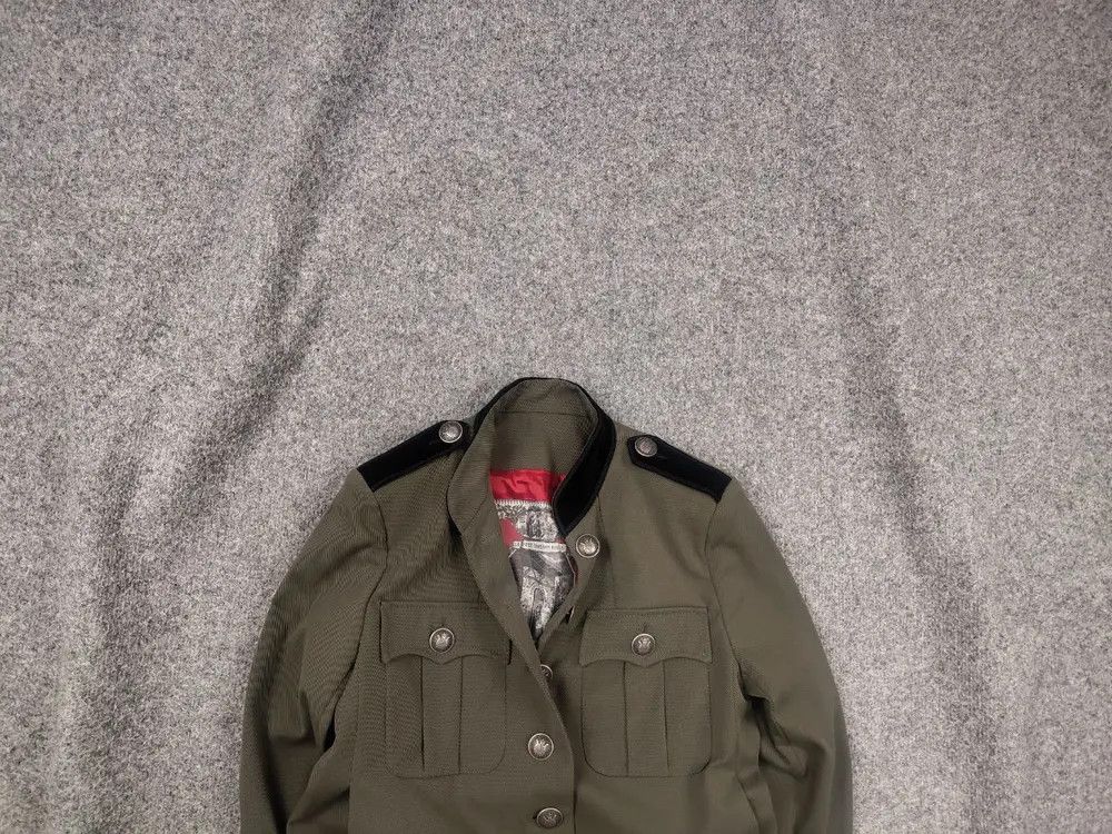 The Kooples The Kooples Short Khaki Military Button pocket Blazer Jacket Size S / US 4 / IT 40 - 1 Thumbnail