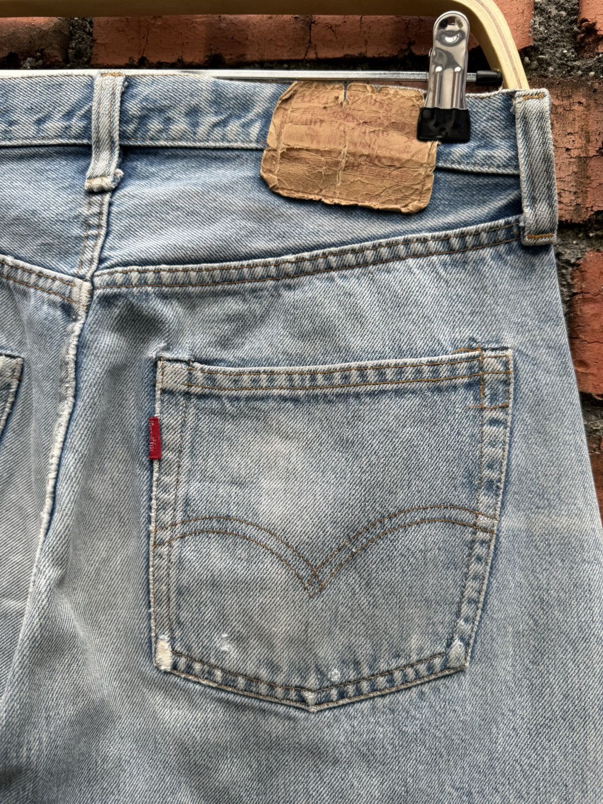 Levi's Vintage Clothing W30x34 Vintage levi’s 501 redline distressed made in USA Size US 30 / EU 46 - 7 Thumbnail