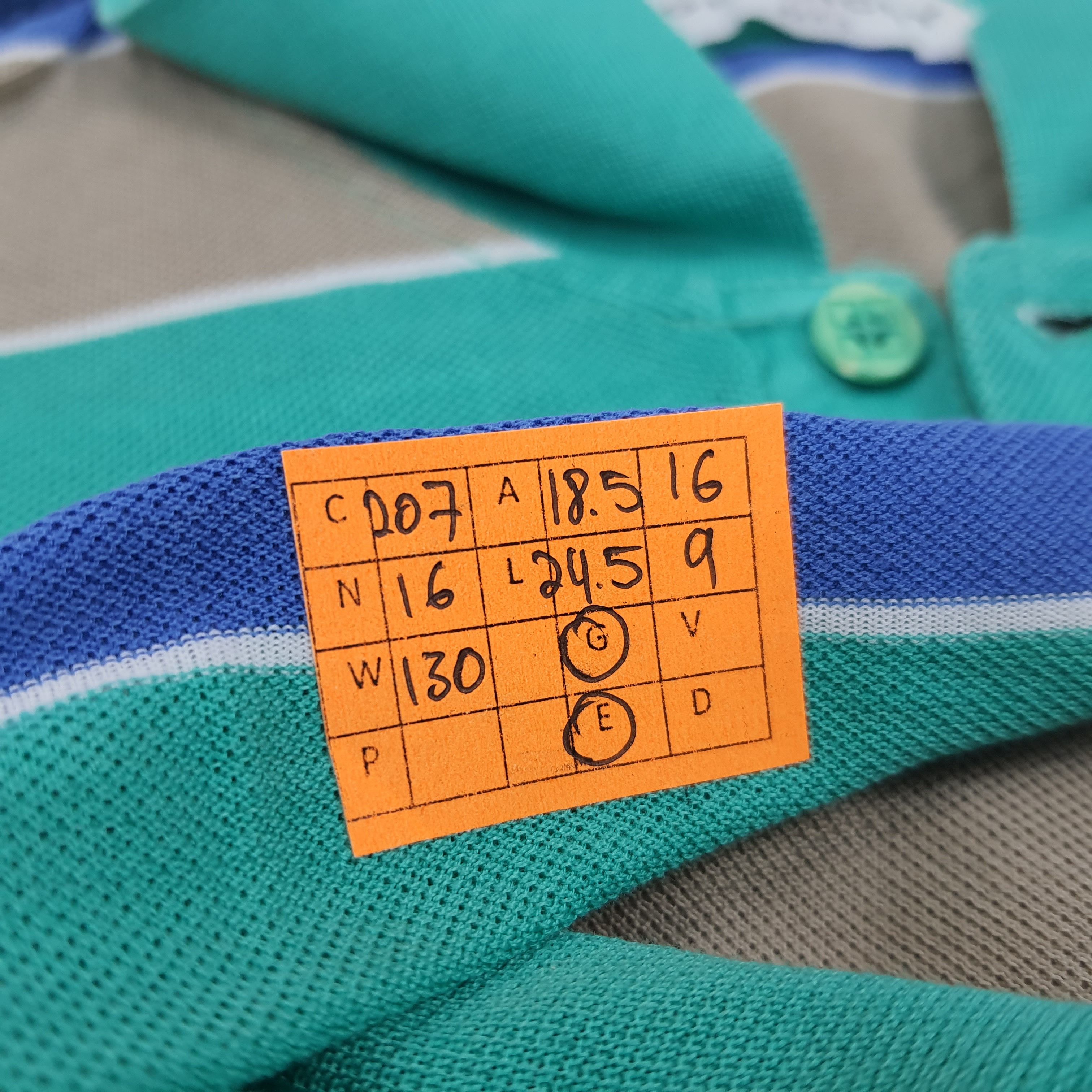 Vintage Vintage Givenchy Paris Striped Designer Polo Shirt Size US S / EU 44-46 / 1 - 6 Thumbnail