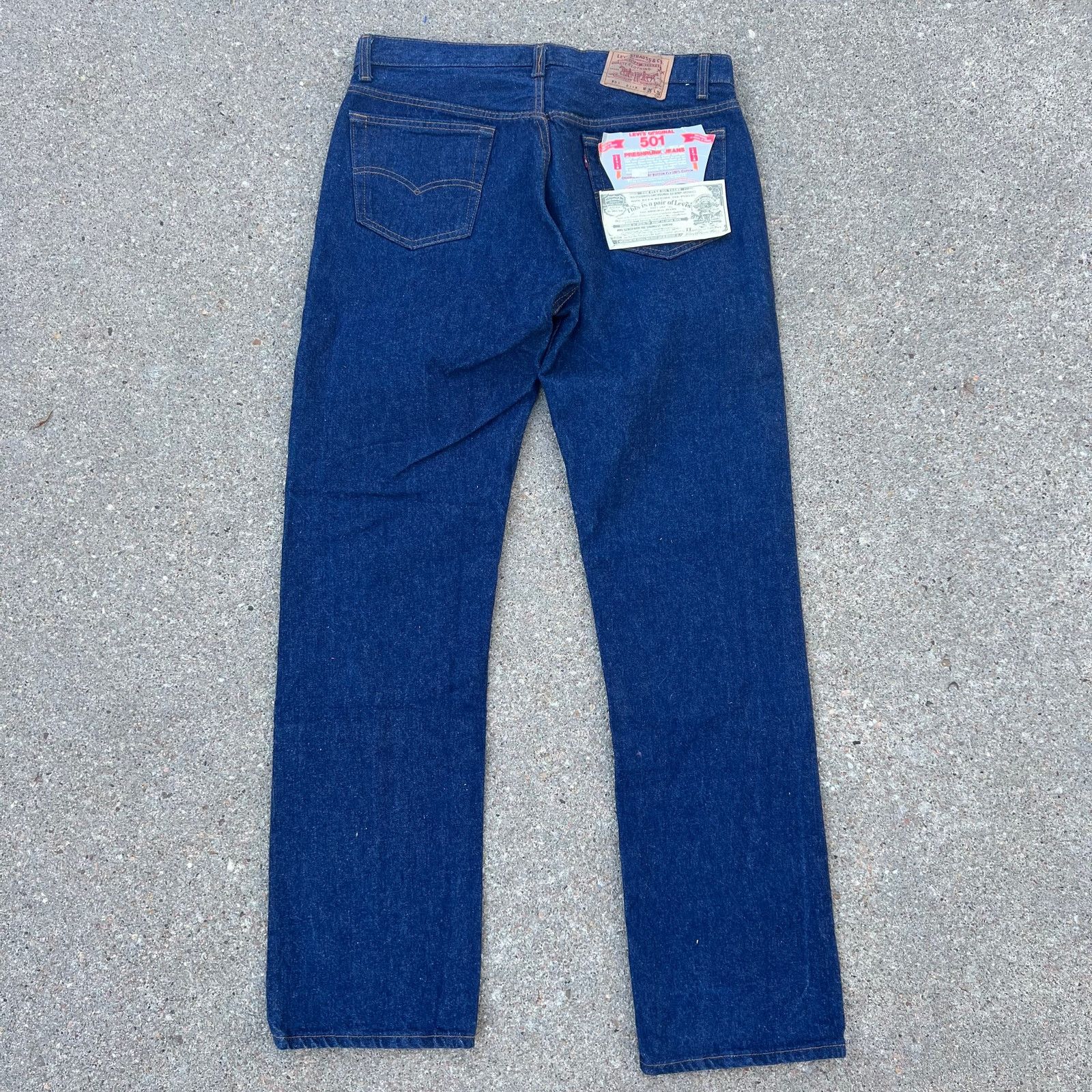 Levi's 80s Levi’s 501 Button Fly Straight Leg Jeans NWT 36x34 Size US 36 / EU 52 - 3 Thumbnail