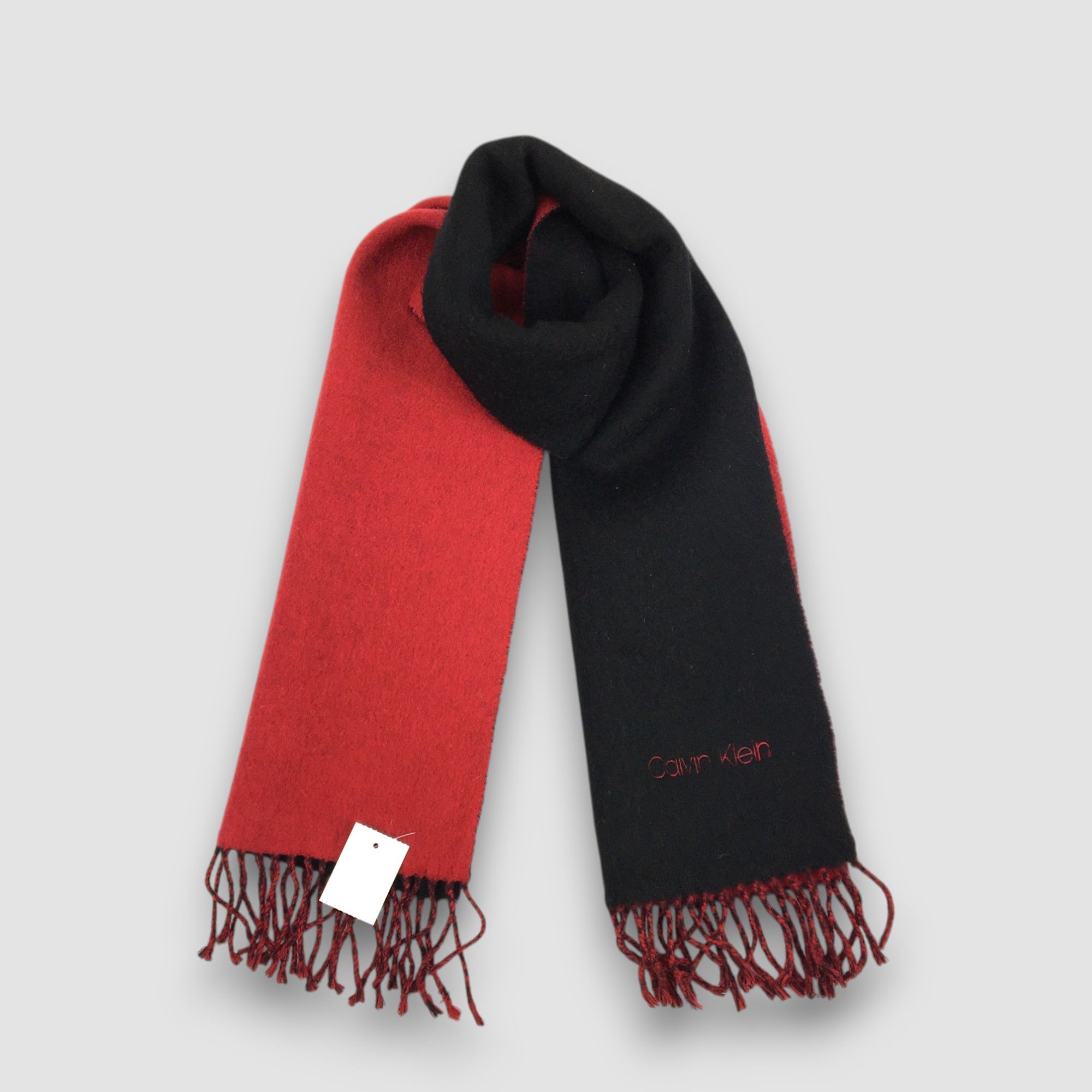 Calvin Klein Vintage Calvin Klein Scarf Muffler Wool Cashmere Scarves Size ONE SIZE - 1 Thumbnail