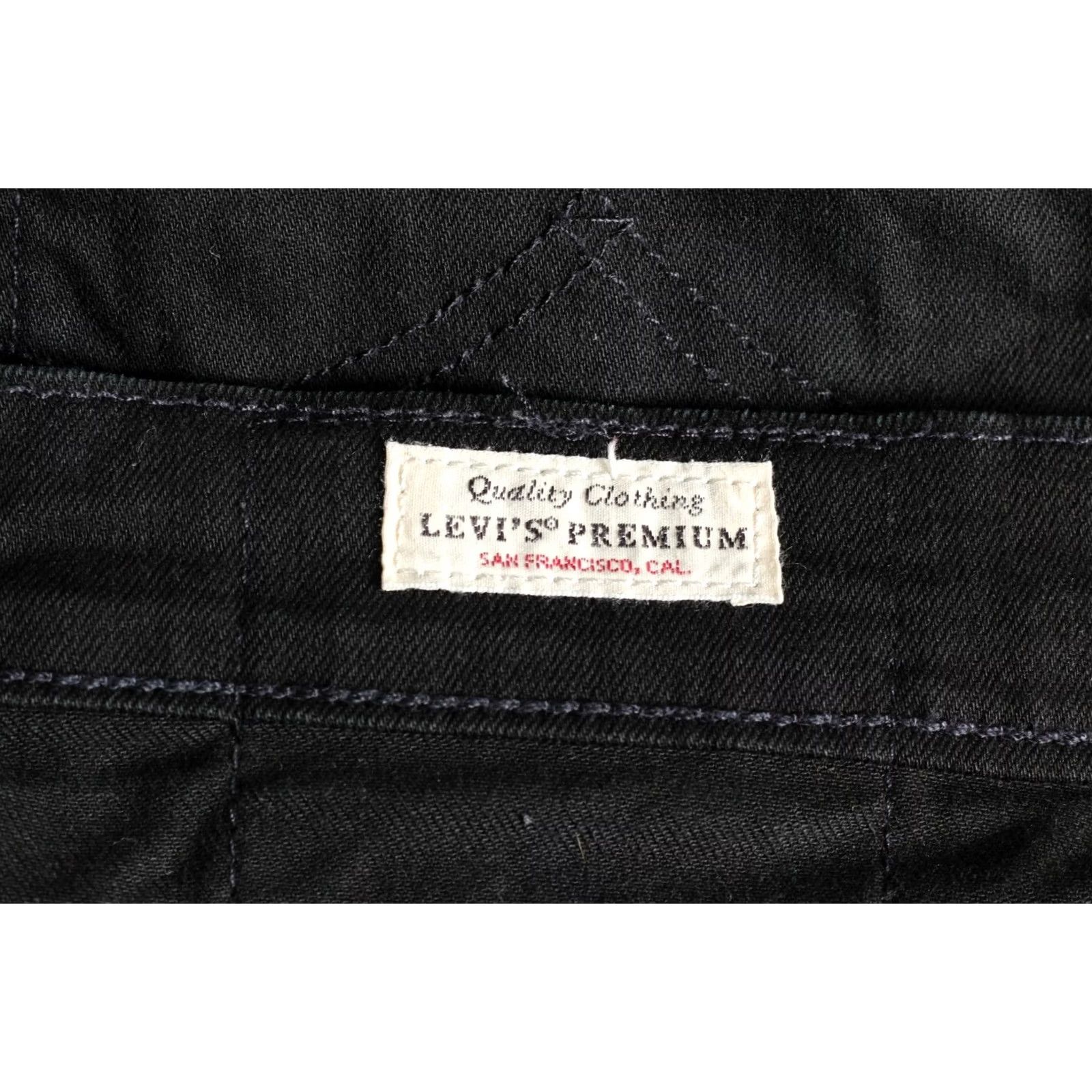 Levi's VINTAGE LEVI’S 502 PREMIUM Big E Tapered Jeans Men 31/32 Dark Denim Stretch DZ5988 Size US 31 - 6 Thumbnail