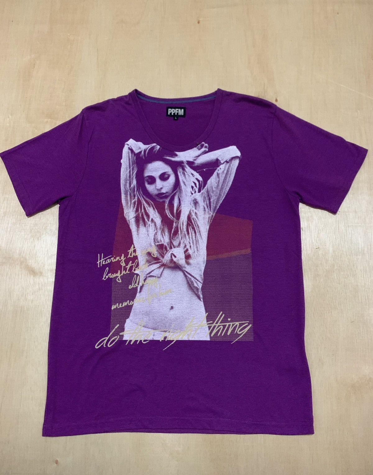 Hysteric Glamour × Japanese Brand × PPFM Y2k PPFM Hysteric Glamour Style Tshirt Size US L / EU 52-54 / 3 - 1 Thumbnail