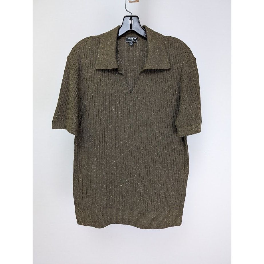 Todd Snyder o1rshd1 CC20 Short Sleeve Polo Shirt in Khaki Size US S / EU 44-46 / 1 - 1 Thumbnail