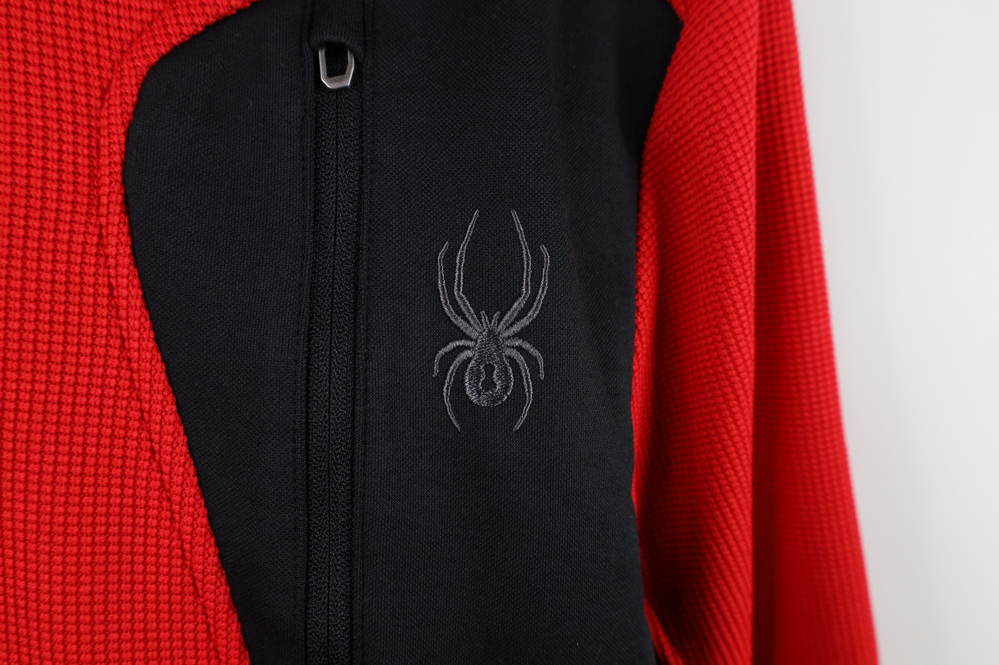 Spyder × Vintage New Spyder Thermal Knit Half Zip Pullover Sweater Jacket Size US S / EU 44-46 / 1 - 4 Thumbnail