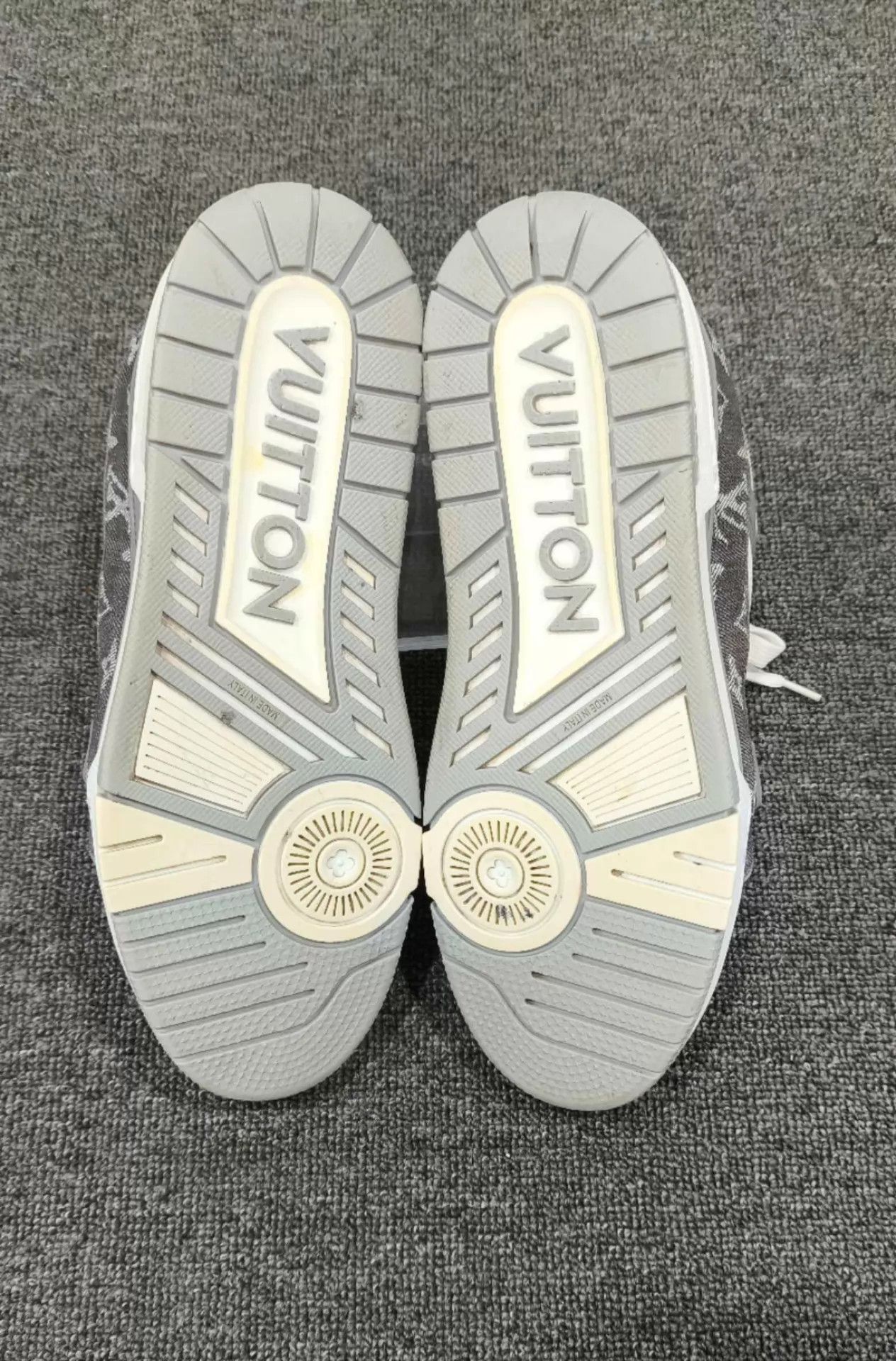 Louis Vuitton LV Gray Denim Trainer 98 New 41 Size US 8 / EU 41 - 6 Thumbnail