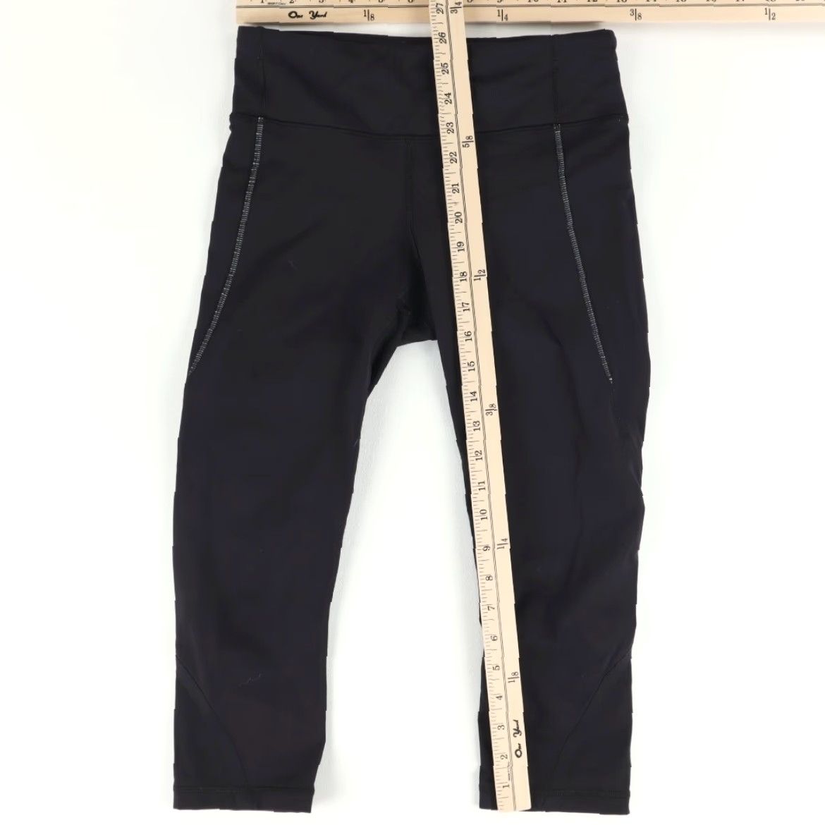 Lululemon Lululemon Speed Up Crop Nylon Woven Leggings Black Women's 4 Size 27" / US 4 / IT 40 - 3 Thumbnail