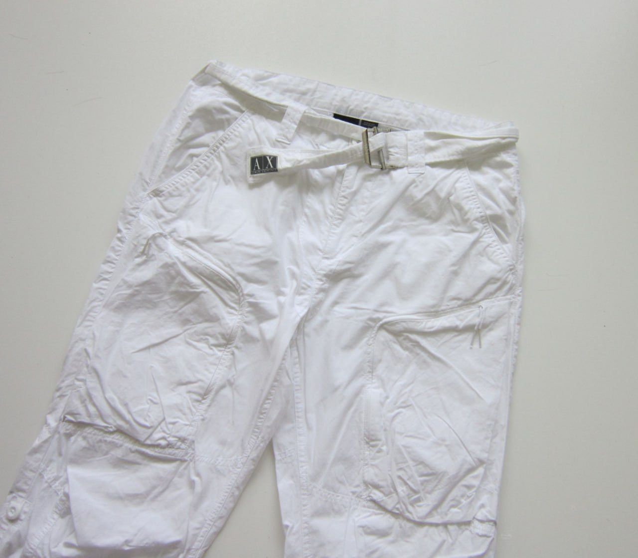 Armani Exchange Armani Exchange Light White Trousers Size US 33 - 2 Thumbnail