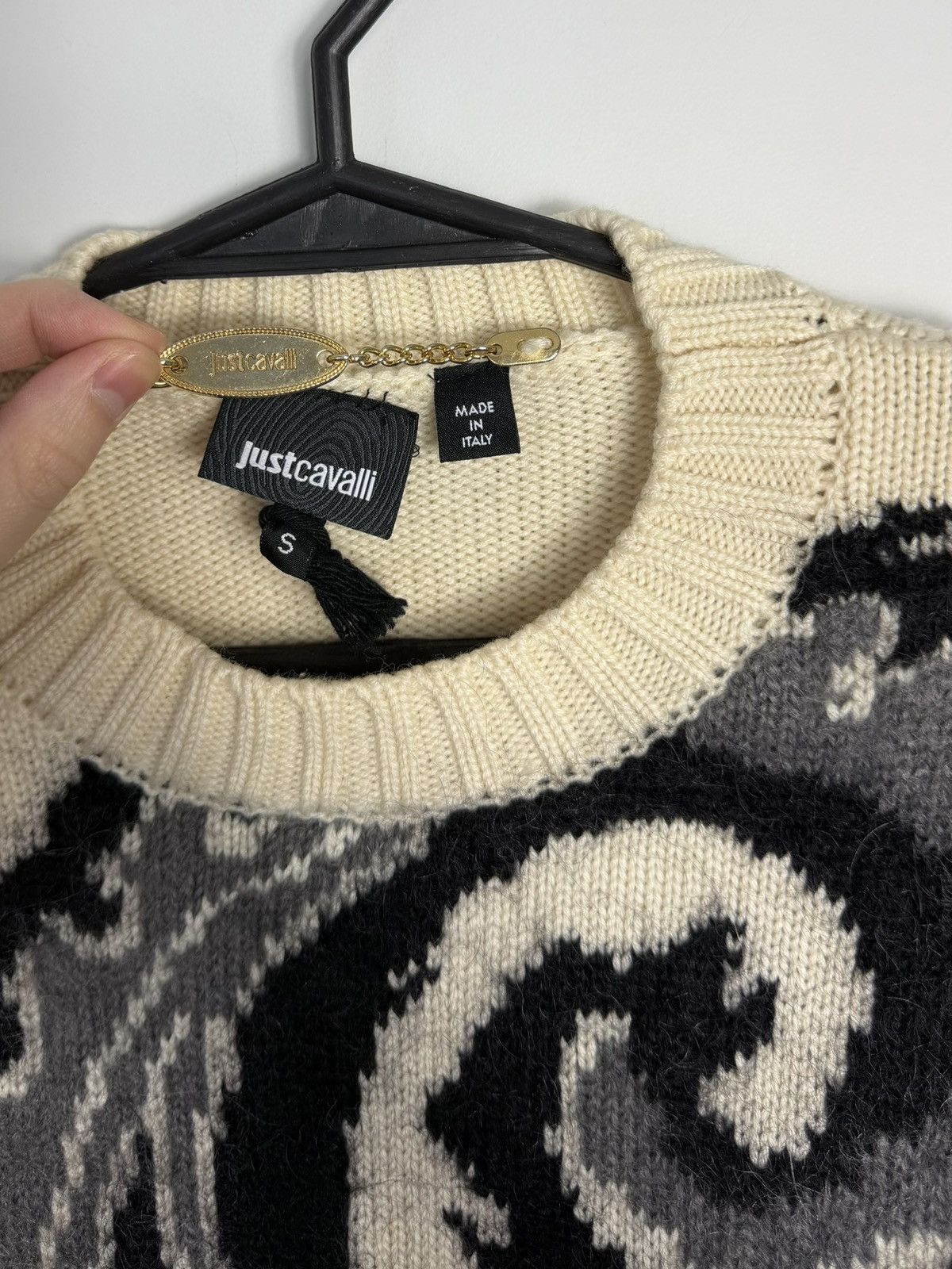 Roberto Cavalli Roberto Cavalli New Collection Wool/Mohair Sweater Size S / US 4 / IT 40 - 3 Thumbnail