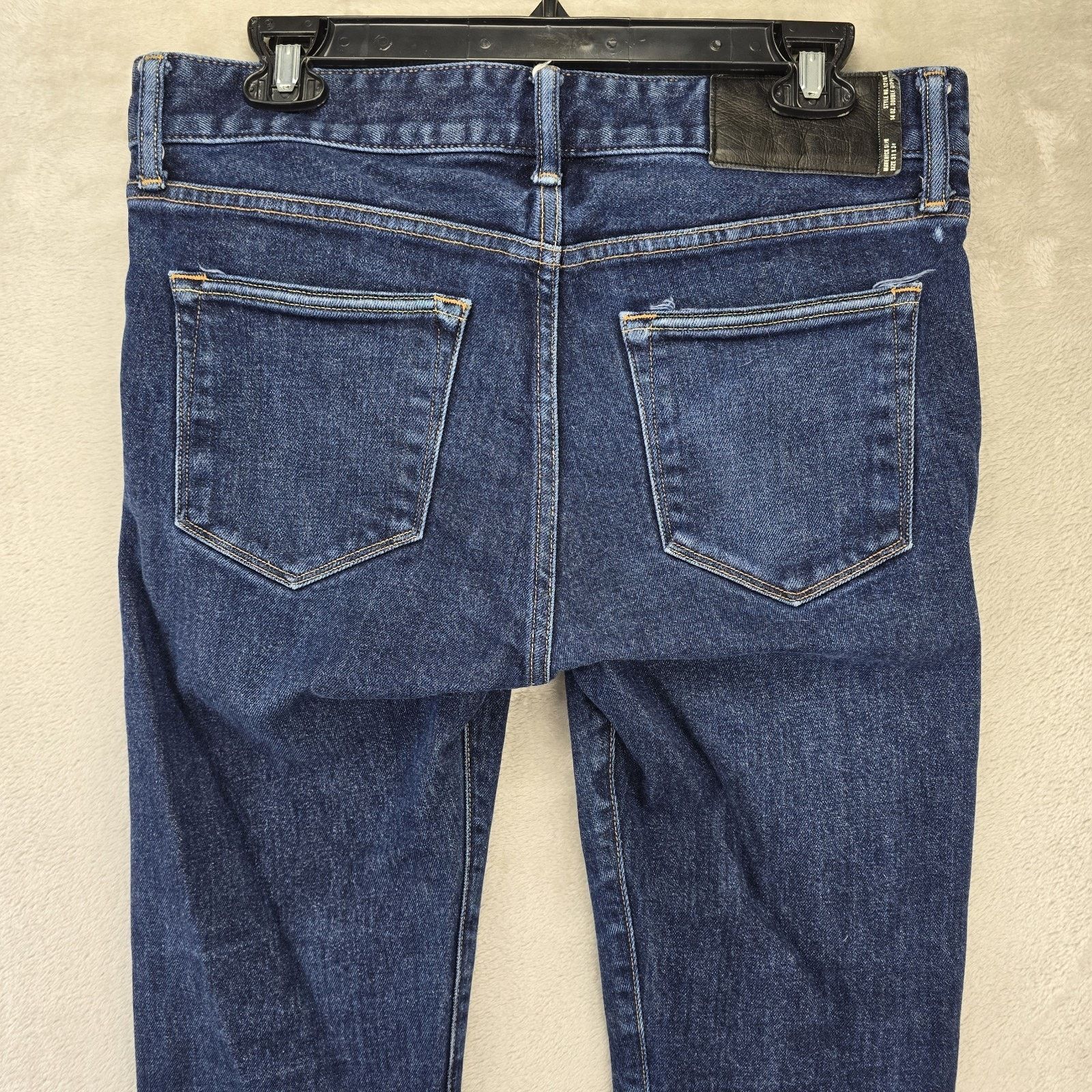 Buck Mason Buck Mason Jeans 32X28 Maverick Slim Denim *FLAWS* Size US 32 / EU 48 - 12 Thumbnail