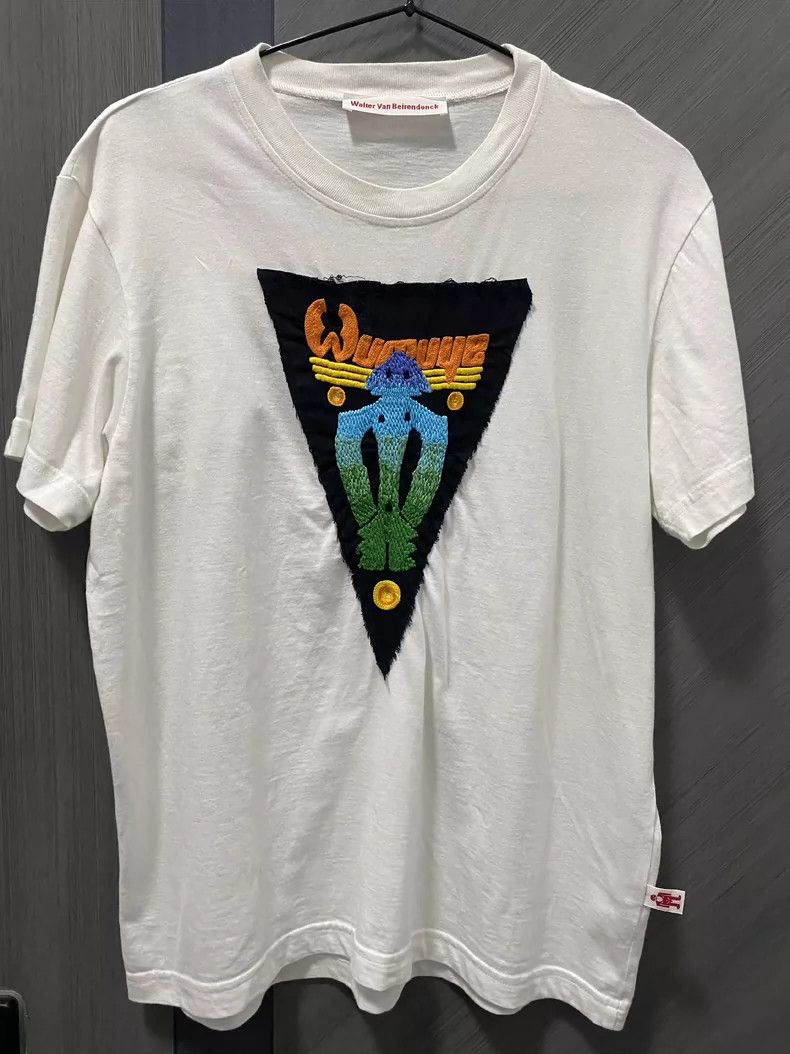 Walter Van Beirendonck Walter Van Beirendonck Embroidered Short Sleeve Tee-yf Size US M / EU 48-50 / 2 - 1 Thumbnail
