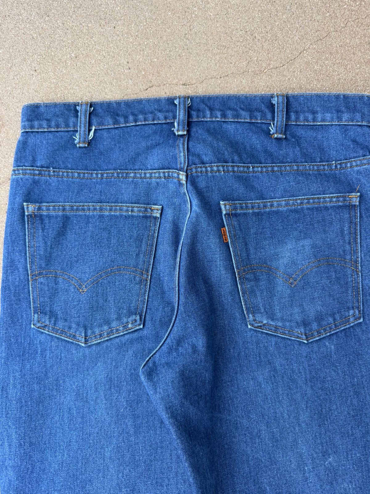 Levi's Vtg 80’s Levi’s 646 Orange Tab Bellbottom Flare Jeans 36x28 Size US 36 / EU 52 - 8 Thumbnail