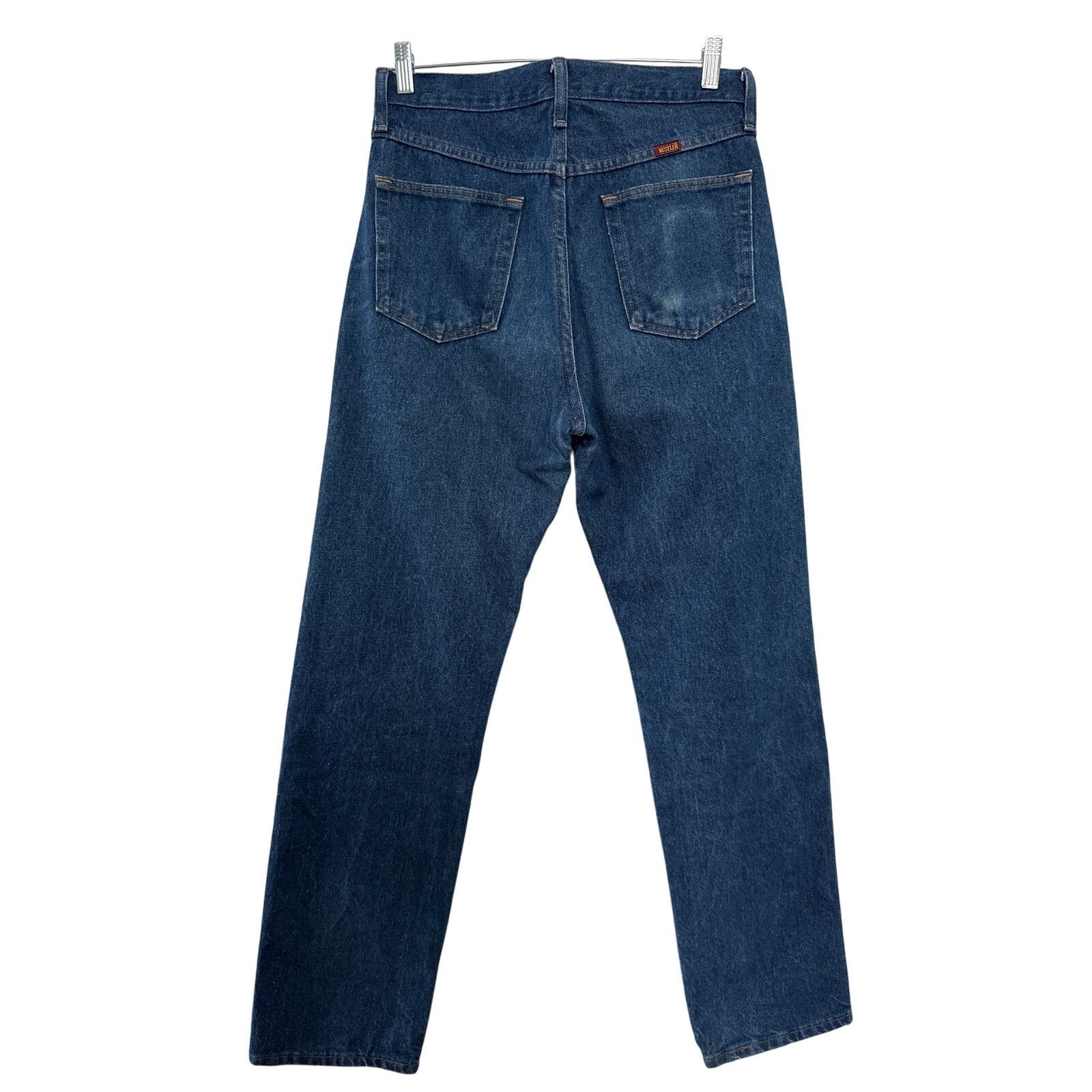 Vintage Y2K Rustler dark blue bootcut high waisted jeans 33X32 Size US 33 - 3 Thumbnail