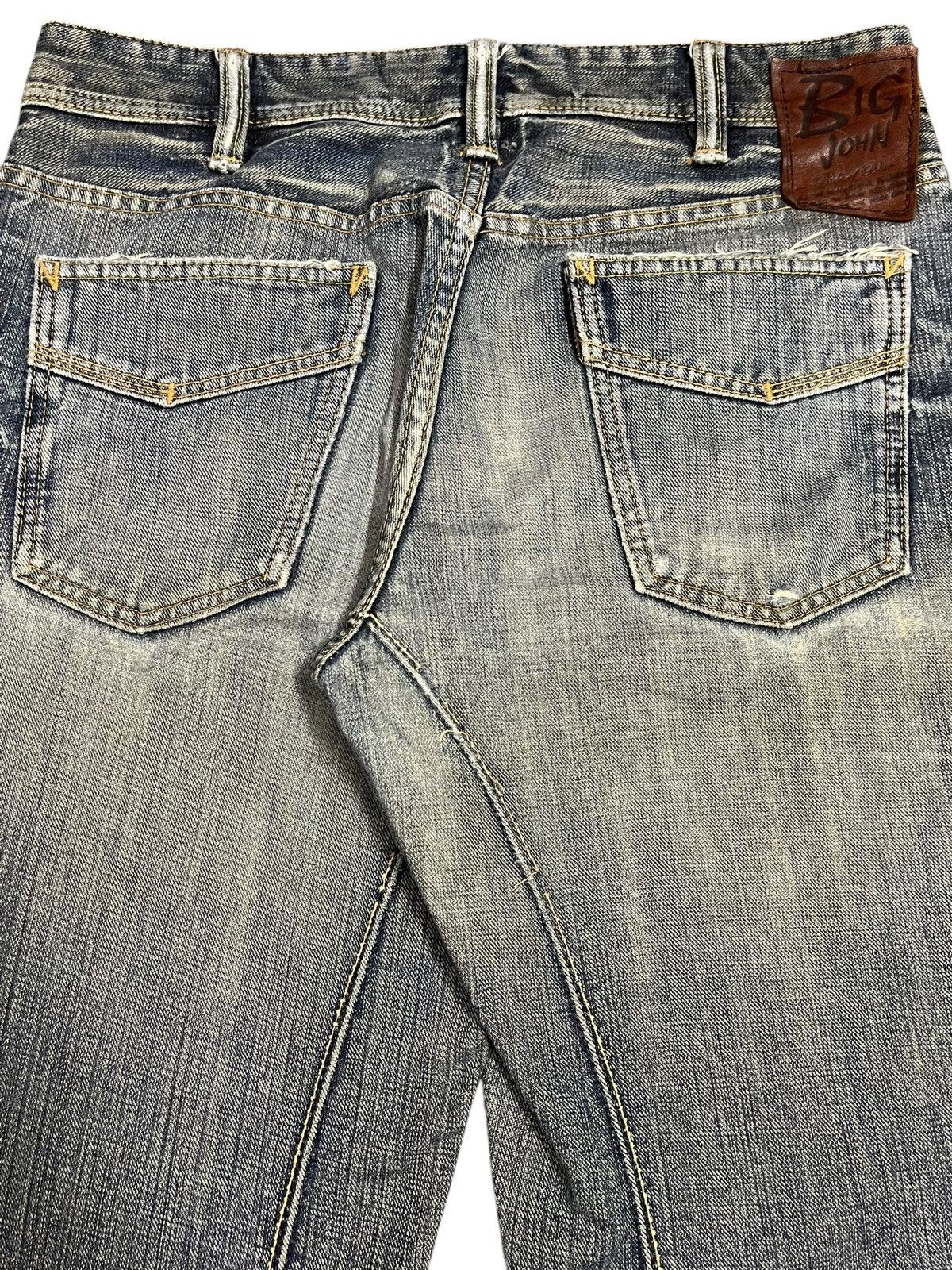 Big John Vintage Big John Blue Faded Wash Style Flare Jeans Size US 32 / EU 48 - 6 Thumbnail