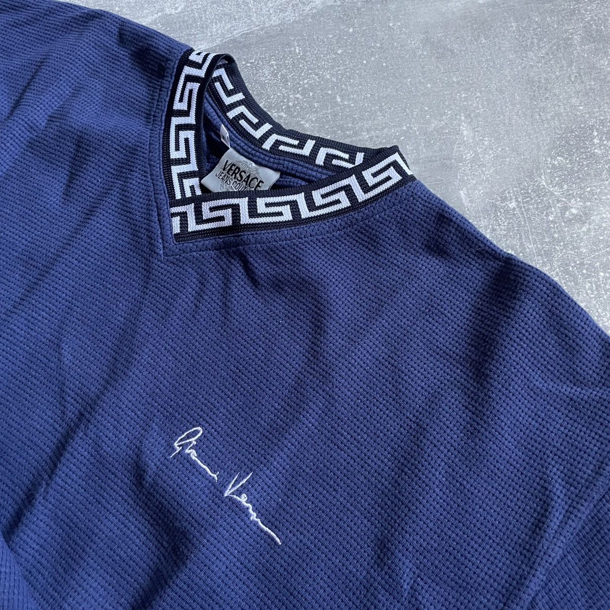 Versace Rare NEW 90s☀️ Versace men polo size xl old money shirt tee Size US XL / EU 56 / 4 - 3 Thumbnail