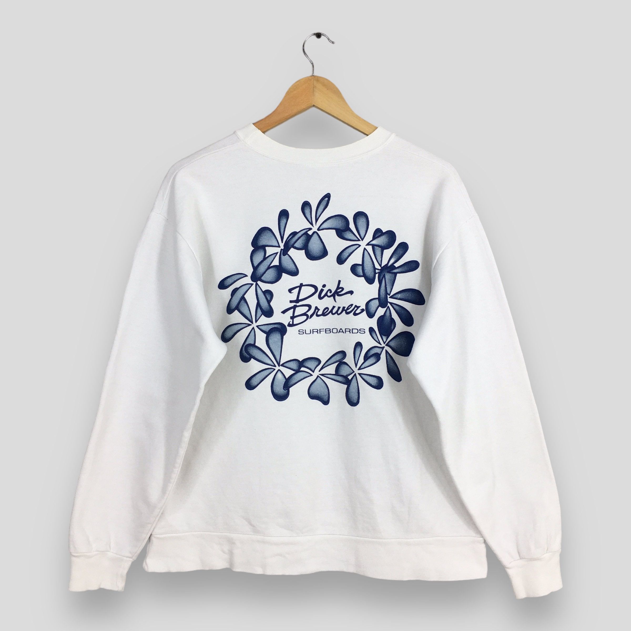 Vintage Vintage 90s Dick Brewer Hawaii Sweatshirt Medium Size US M / EU 48-50 / 2 - 2 Thumbnail